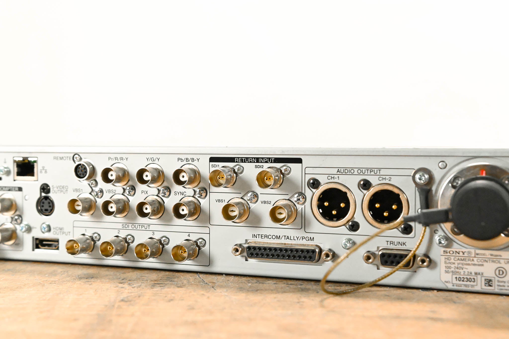 Sony HXCU-FB70 Optical Fiber Camera Control Unit