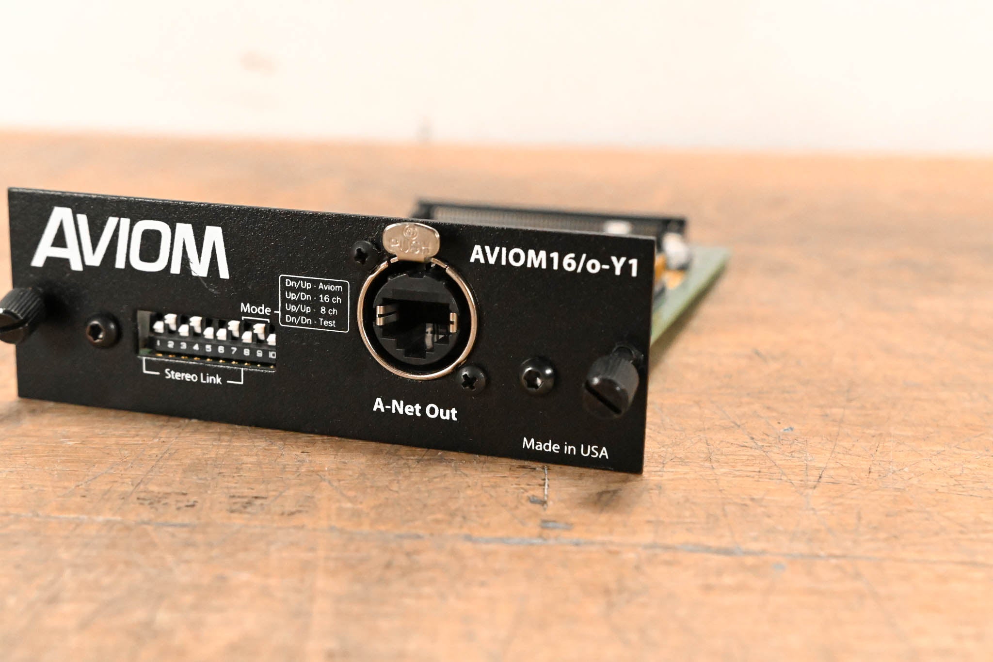 Aviom 16/o-Y1 A-Net Card for Yamaha Digital Products