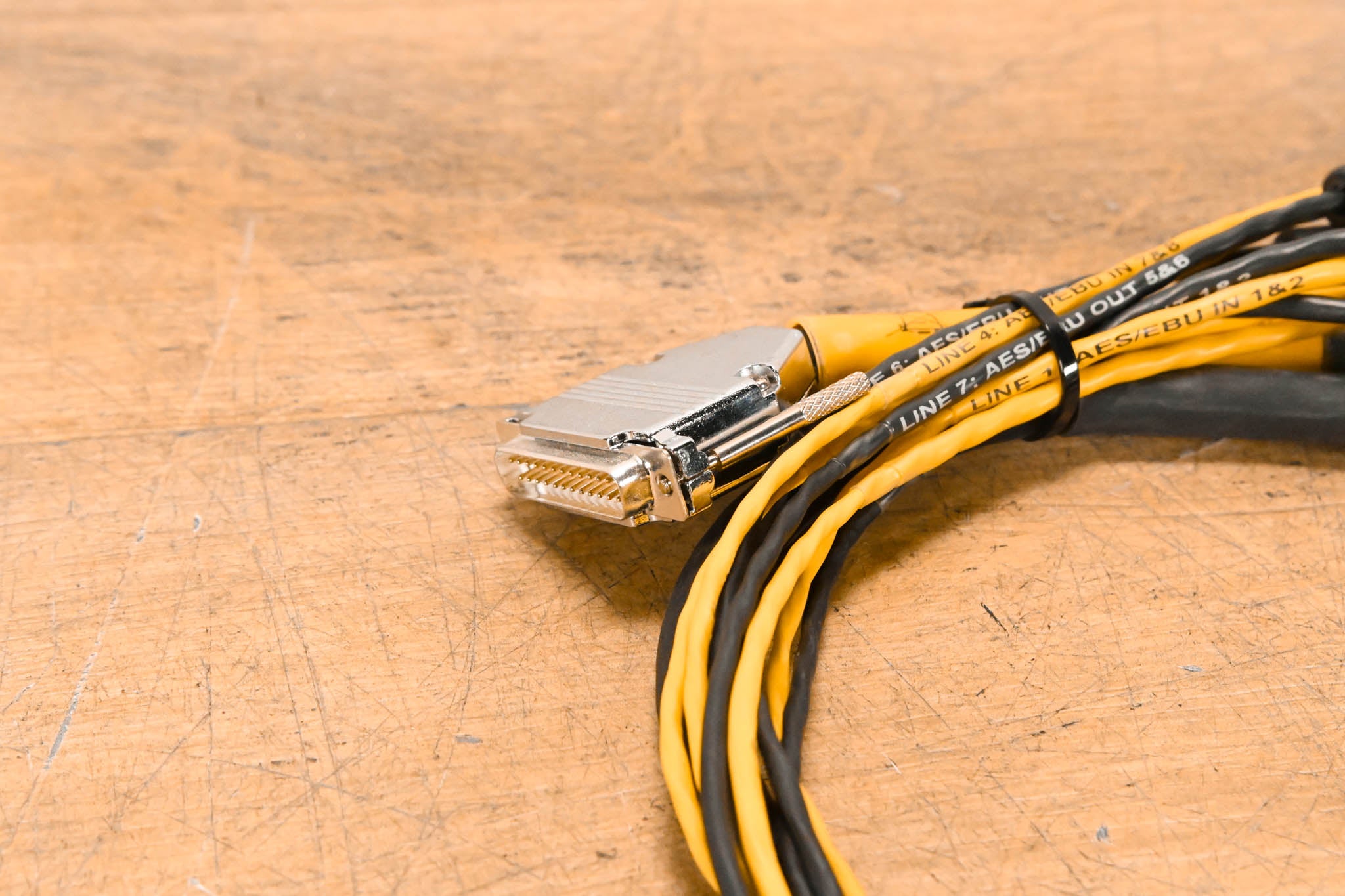 AVID DB25 to (4x)XLRM and (4x)XLRF DigiSnake - 3ft