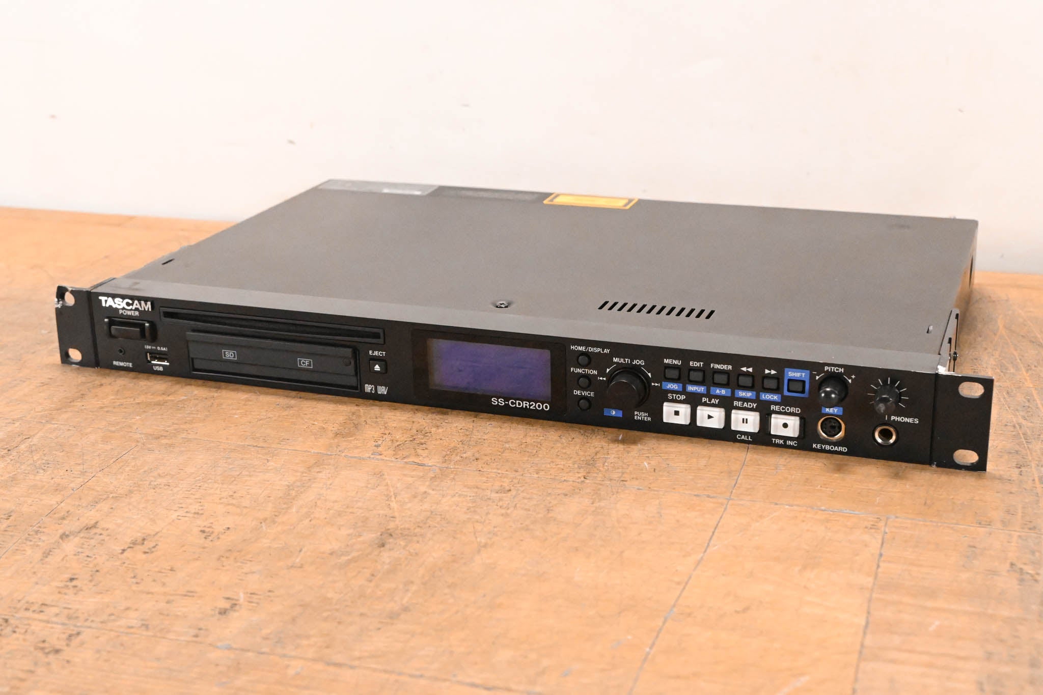 TASCAM SS-CDR200 Solid State and CD Digital Audio Recorder