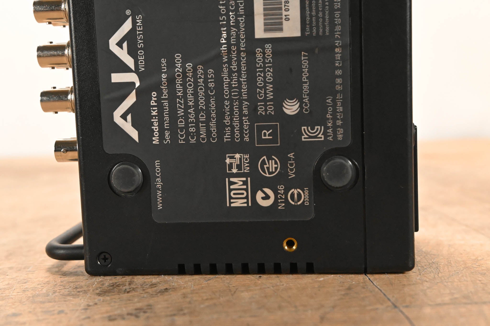 AJA Ki Pro File-Based HD/SD Video Recorder and Player (NO POWER SUPPLY)