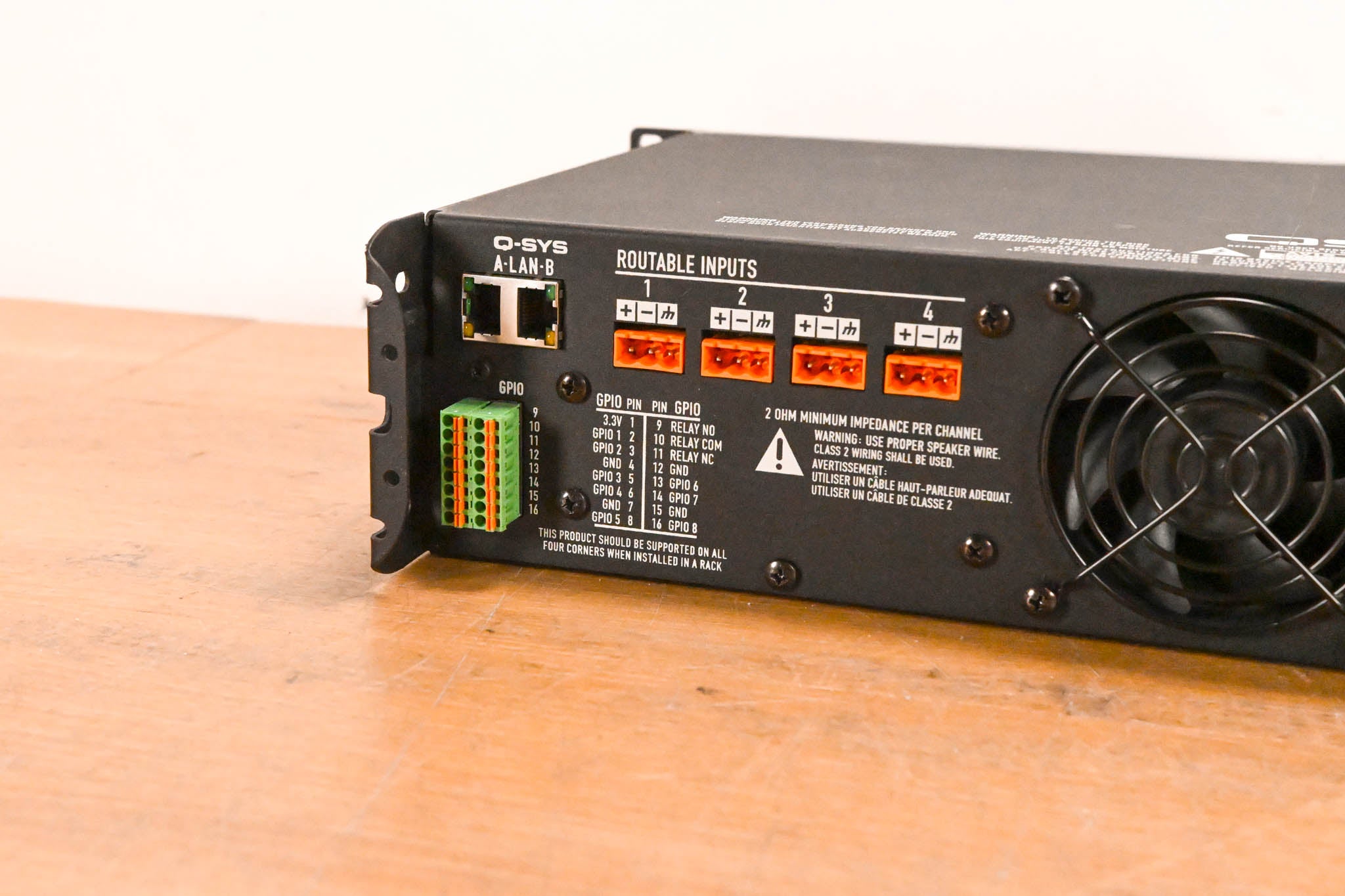 QSC CXD4.2Q 4-Channel, 2000W Network Amplifier