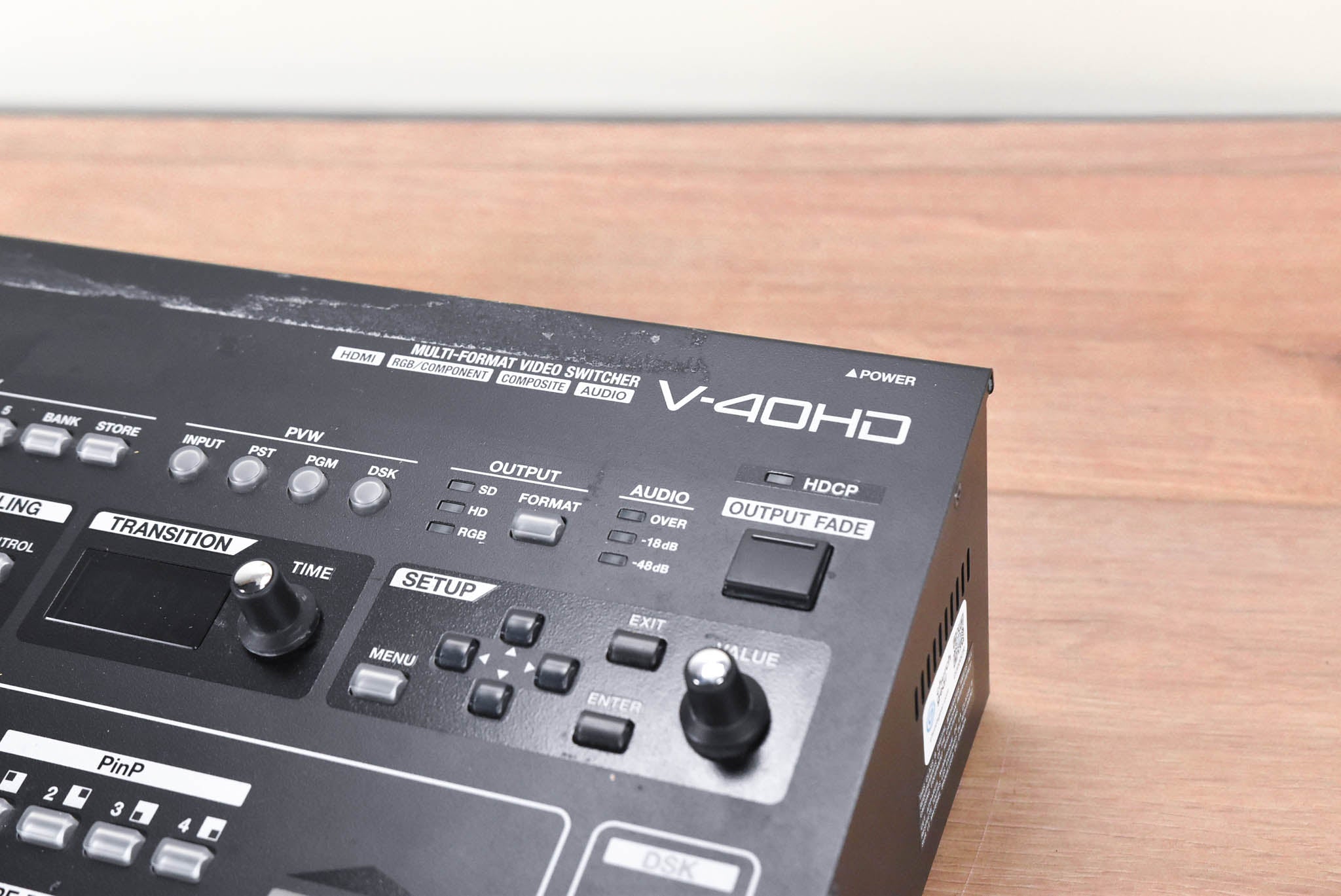 Roland V-40HD Multi-Format Video Switcher (NO POWER SUPPLY)