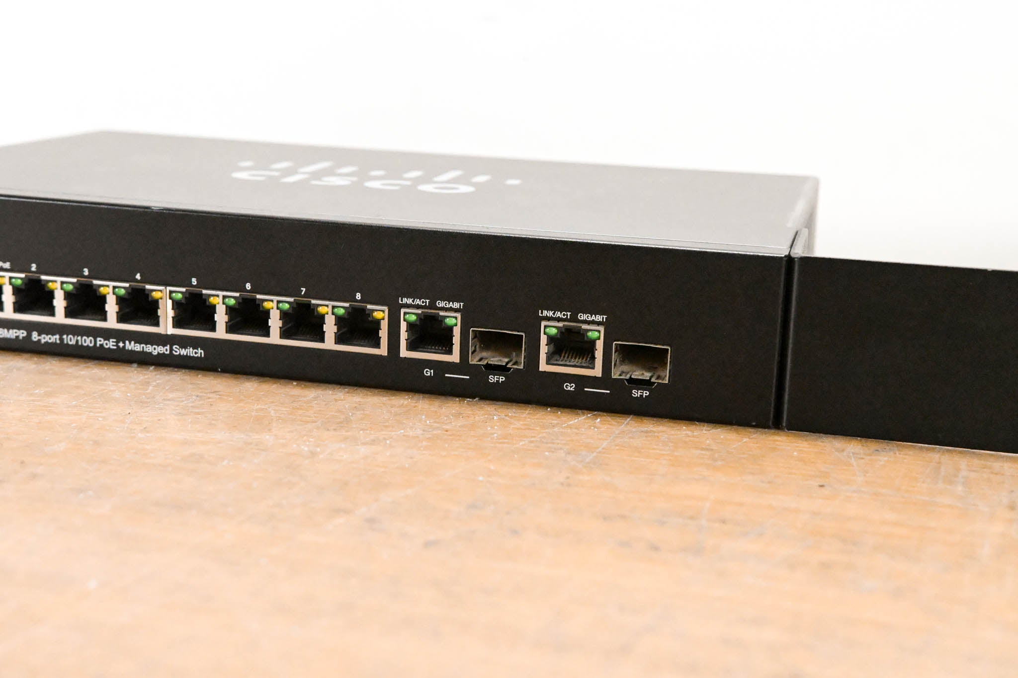 Cisco SF302-08MPP 8-Port 10/100 PoE+ Managed Switch (NO POWER SUPPLY)