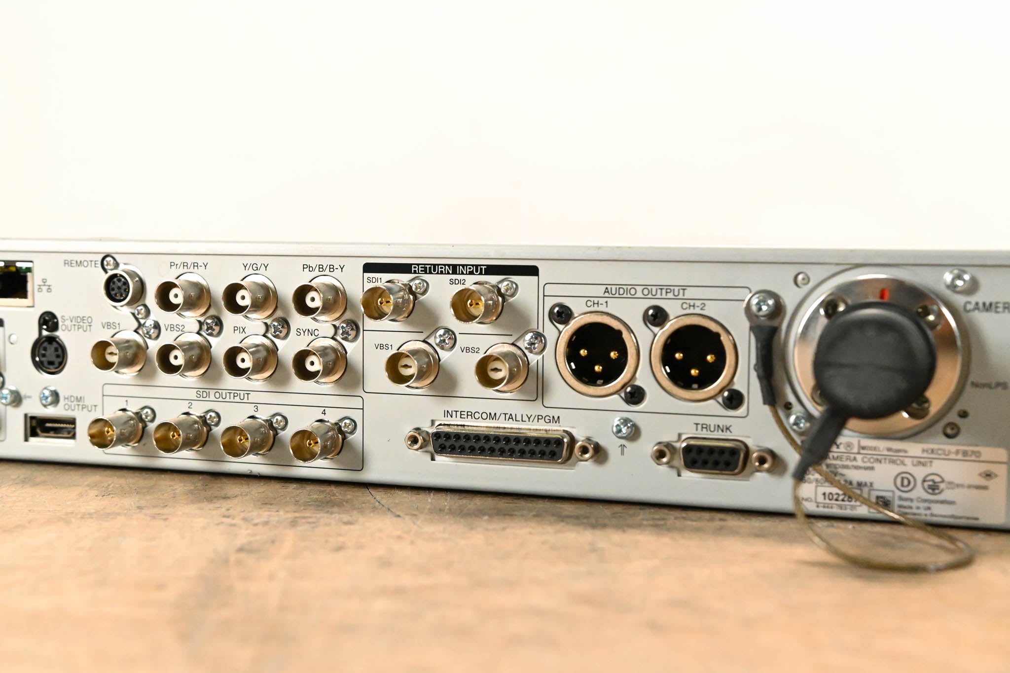 Sony HXCU-FB70 Optical Fiber Camera Control Unit