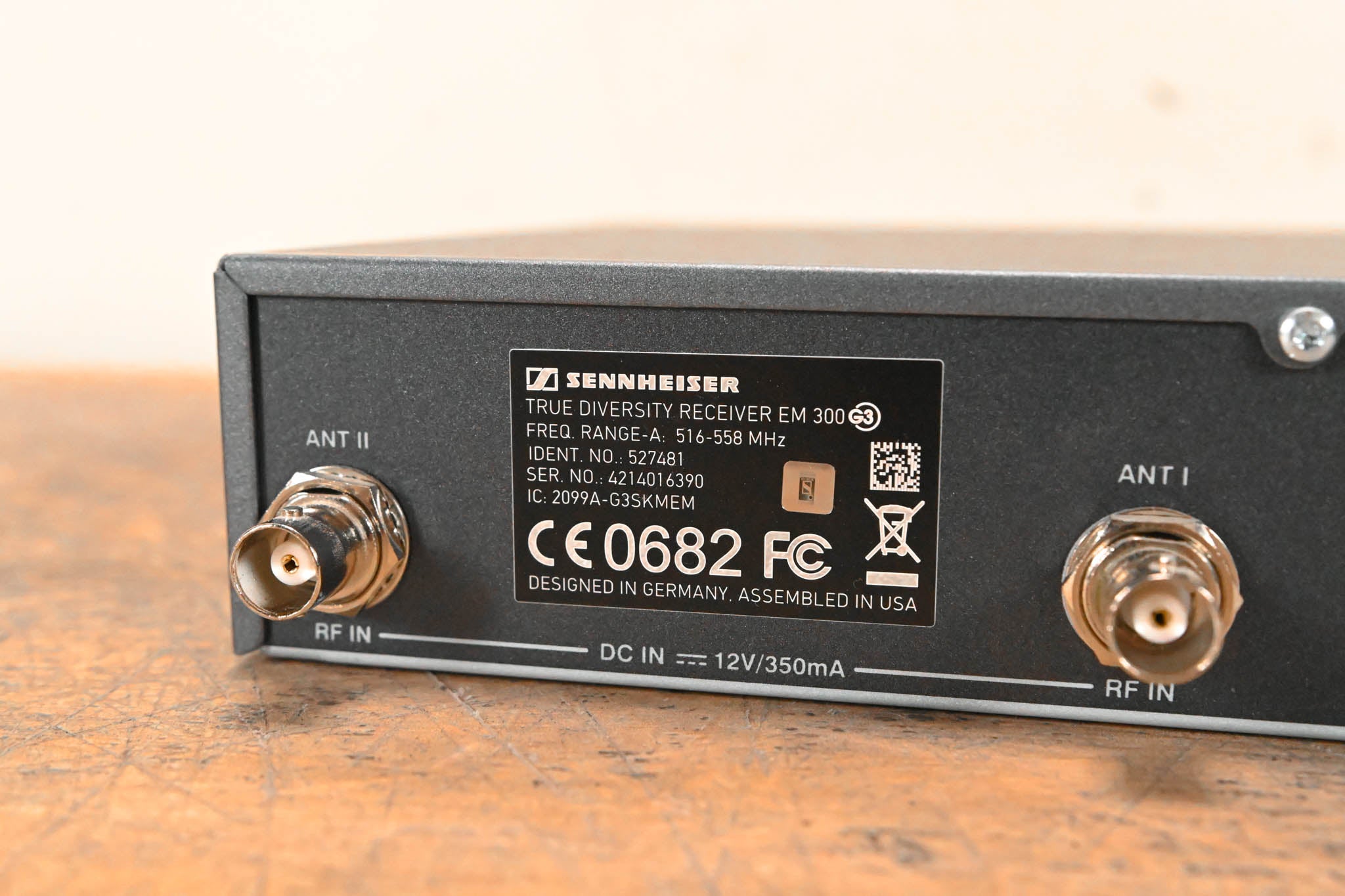 Sennheiser ew 300 G3 Handheld Wireless System - A Range NO POWER SUPPLY