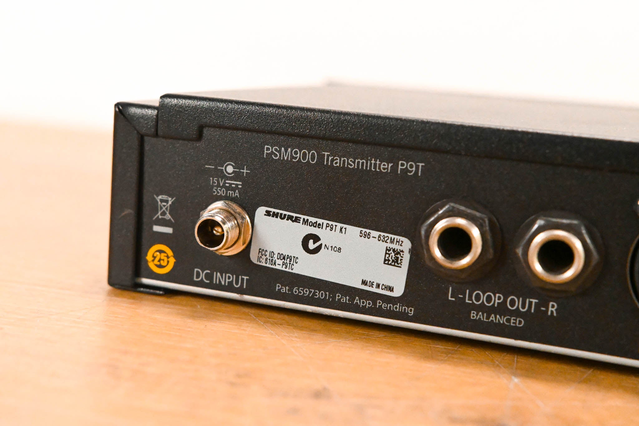 Shure PSM 900 Wireless IEM System K1 Band: 596-632MHz NO POWER SUPPLY