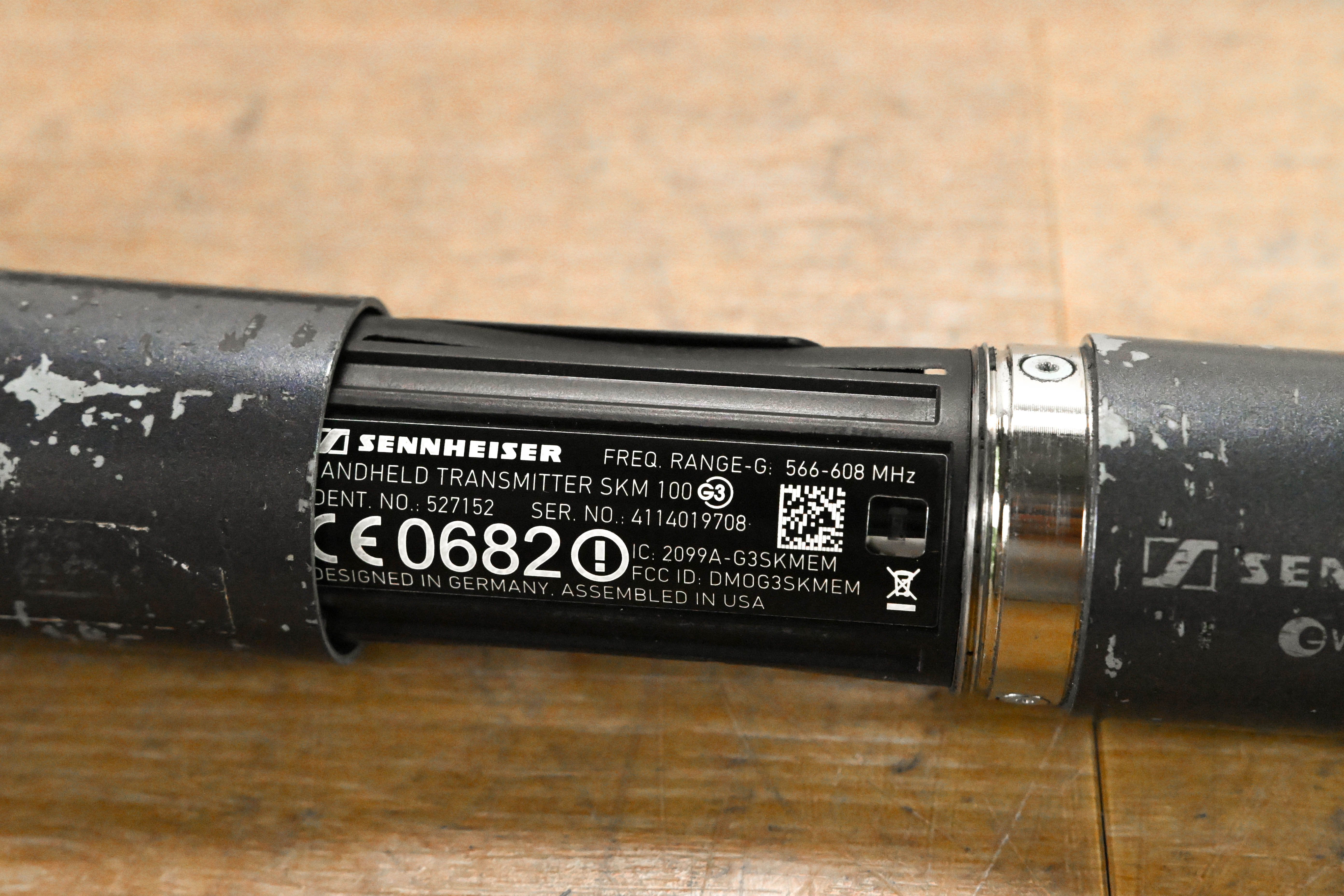 Sennheiser ew 100 G3 Handheld Wireless System 566-608MHz NO POWER SUPPLY