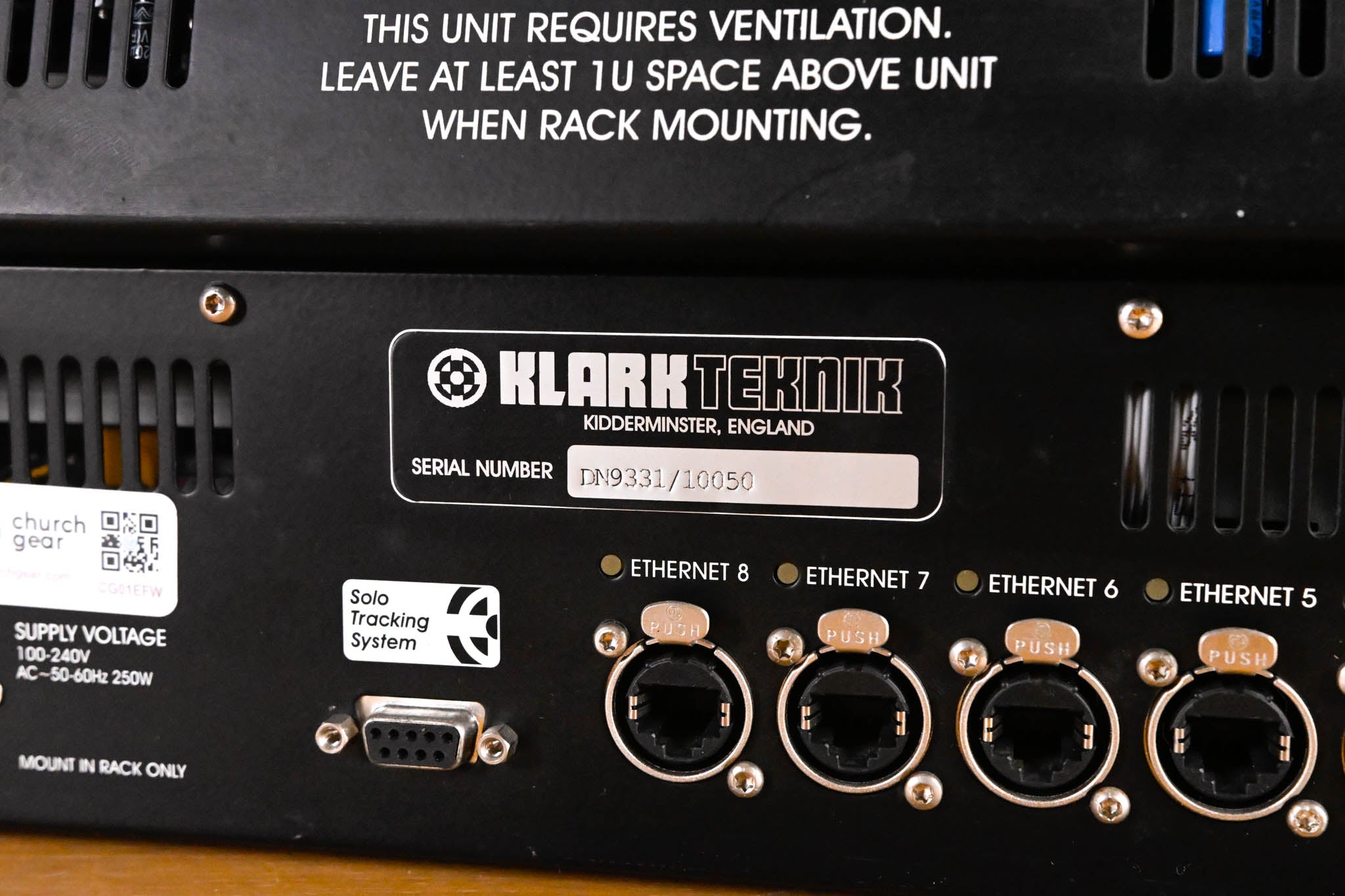 Klark Teknik DN9331 Helix Rapide 31-Band Graphic Equalizer Controller