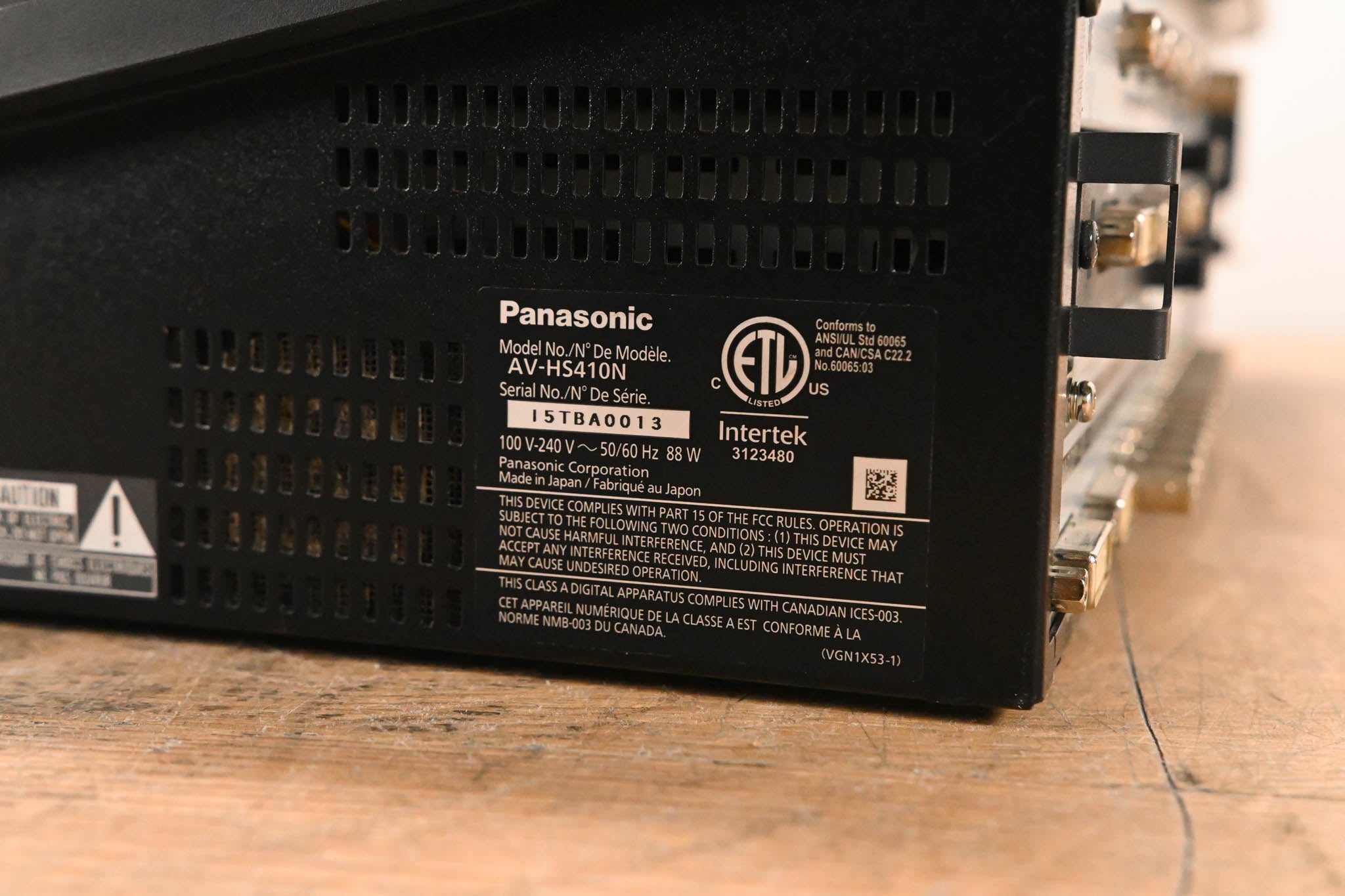 Panasonic AV-HS410N HD/SD Multi-Format Live Switcher