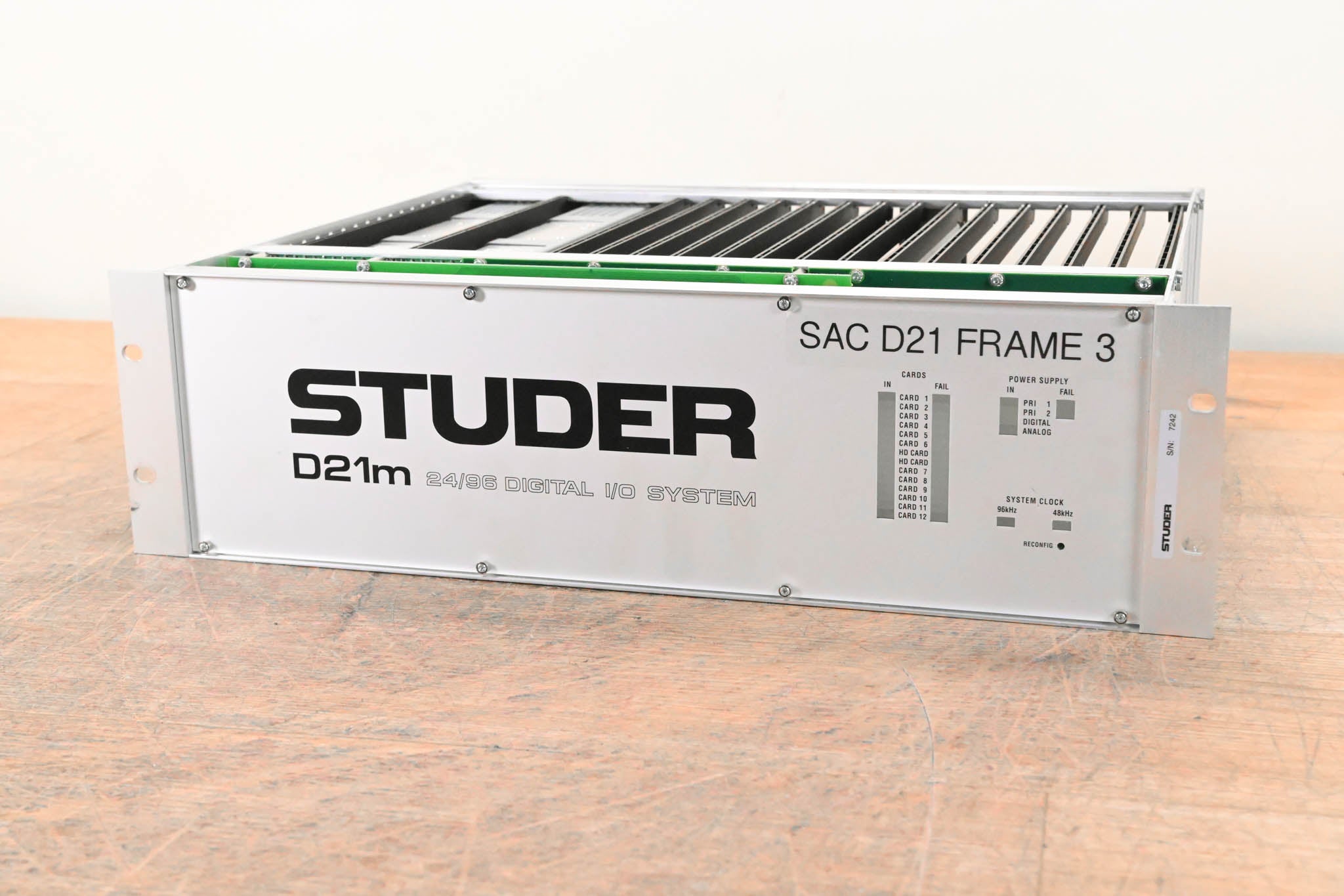 Studer D21m Modular I/O System with Madi HD Link Card