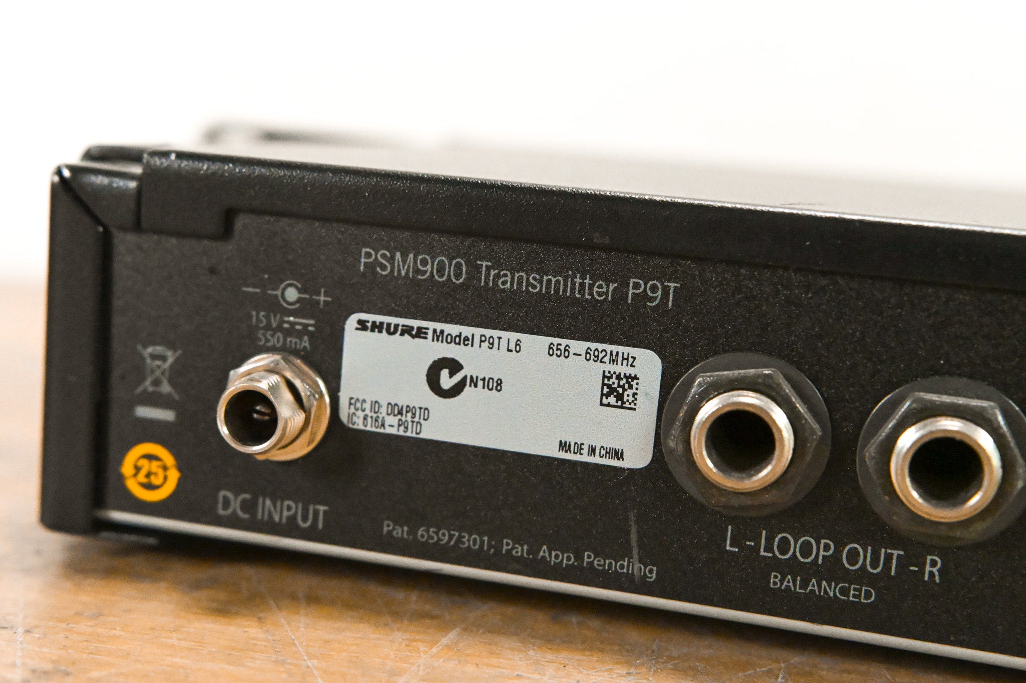 Shure PSM 900 Wireless IEM System L6 Band: 656-692 MHz (NO POWER SUPPLY)