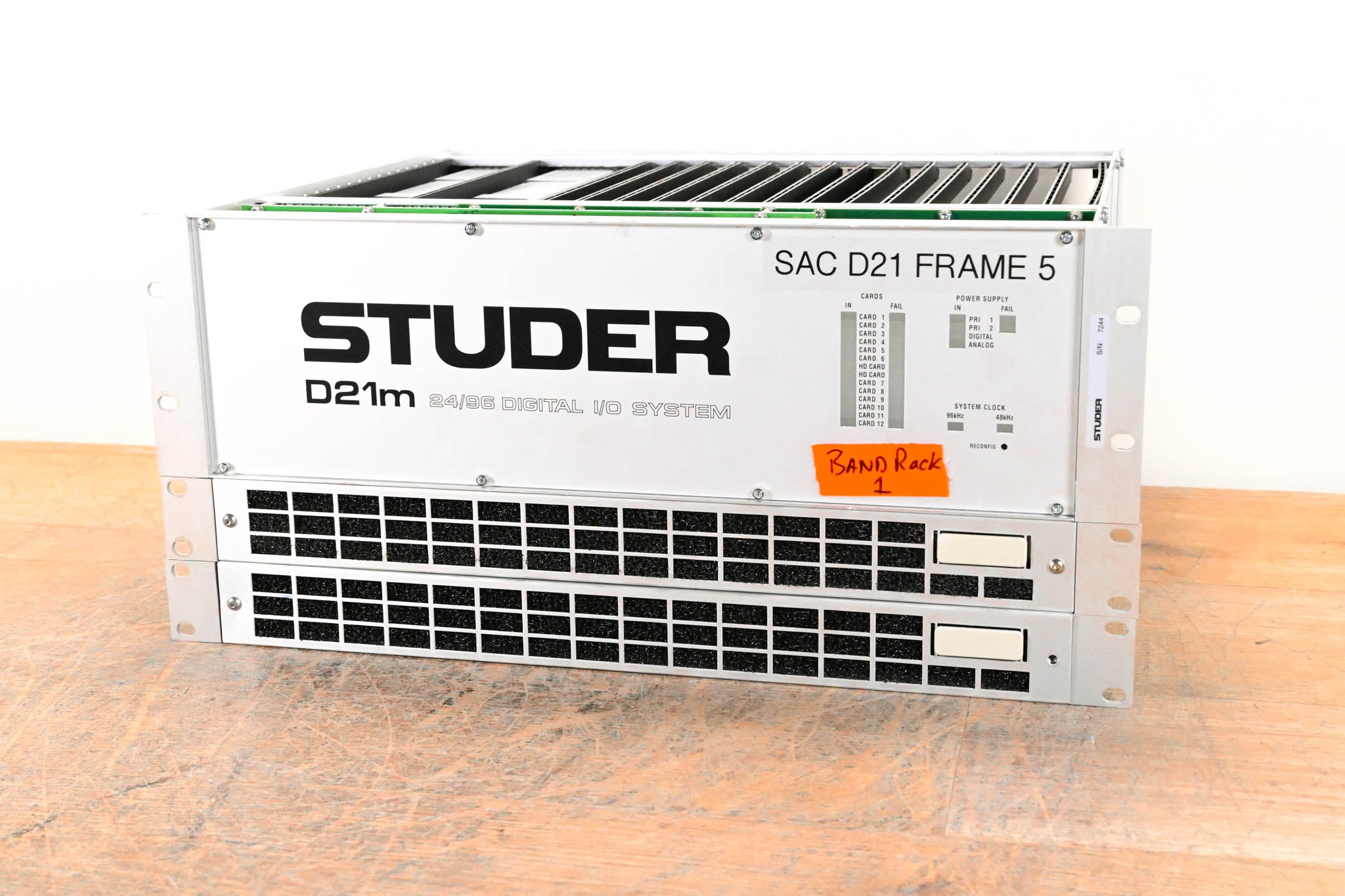Studer D21m I/O System with Madi HD Link Card, Fan Unit, & Filter Unit