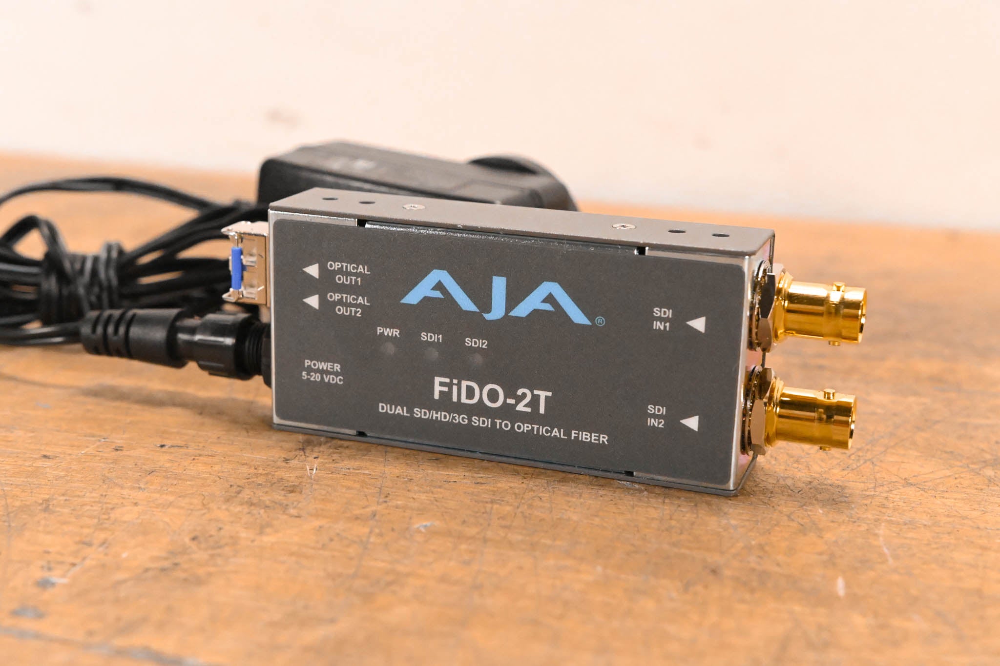 AJA FIDO-2T Dual-Channel SD/HD/3G SDI to Optical Fiber Transmitter