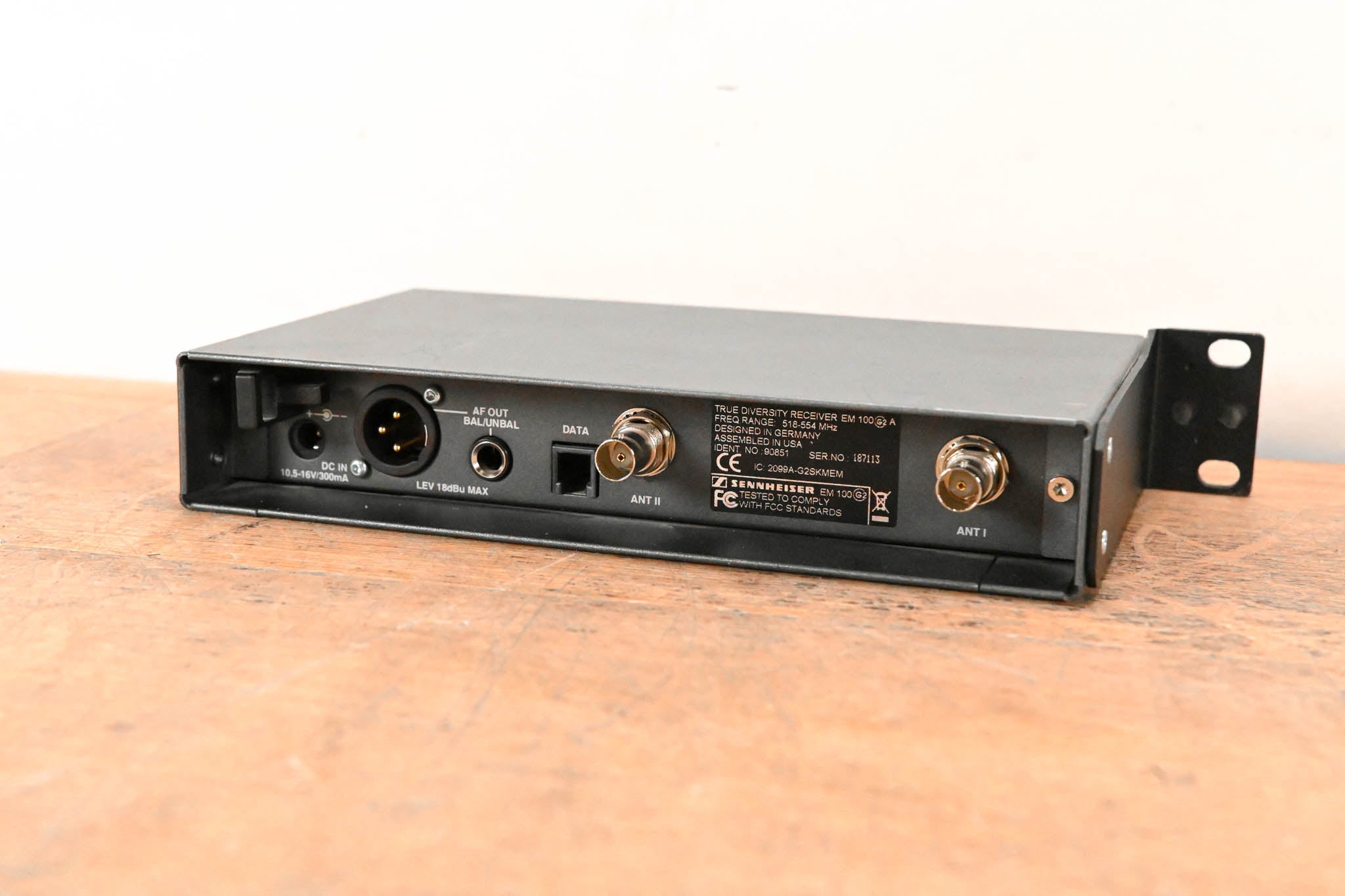 Sennheiser EM 100 G2 Wireless Receiver - 518-554 MHz (NO POWER SUPPLY)