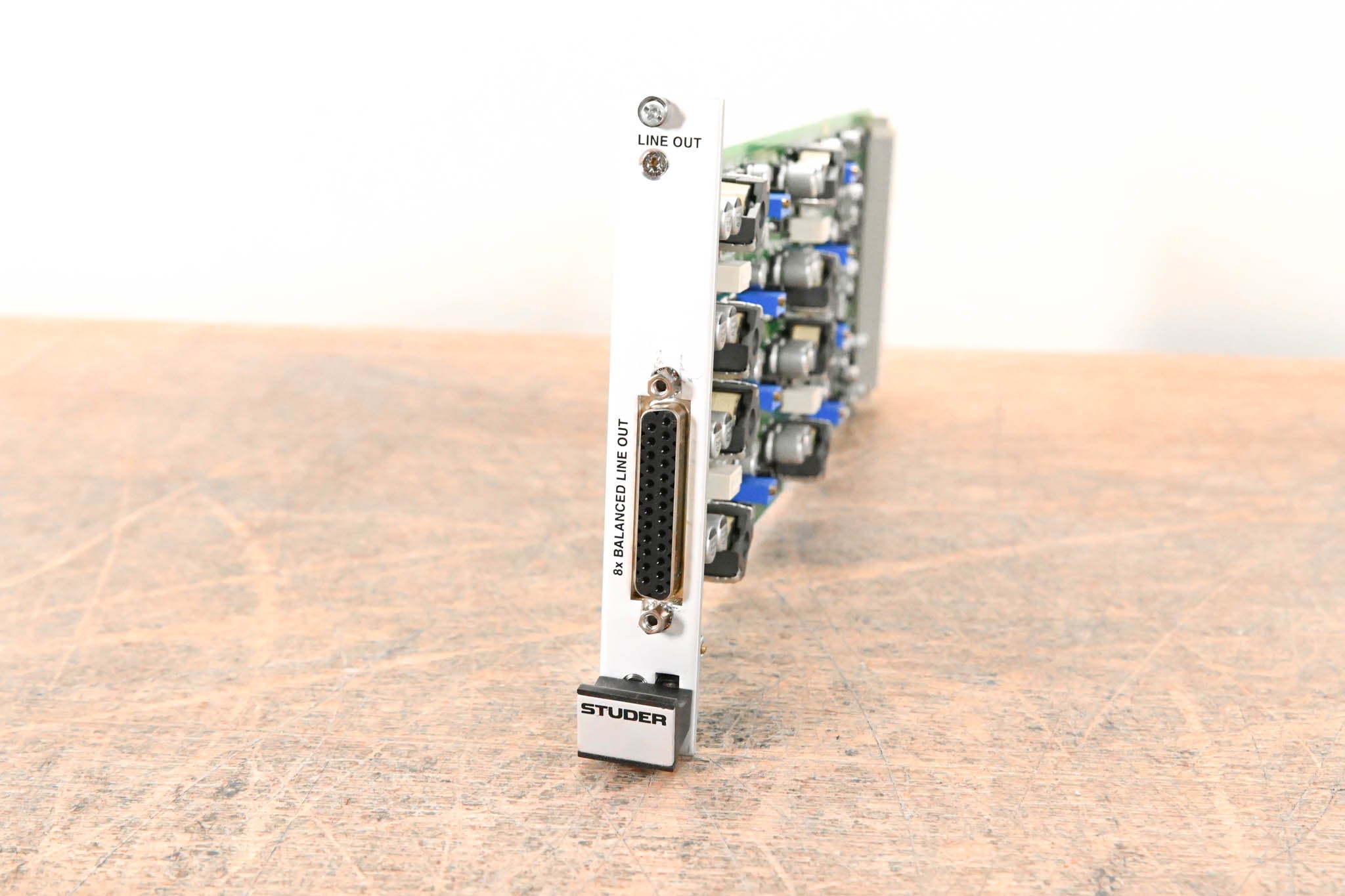 Studer 8-Channel Analog Line Out Card for D21m & D23m Modular I/O System