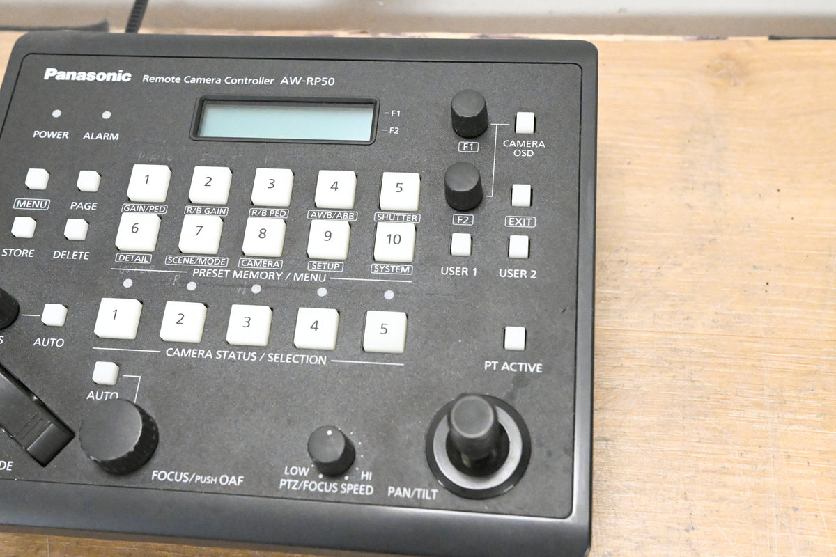 Panasonic AW-RP50 Compact Remote Camera Controller (NO POWER SUPPLY)