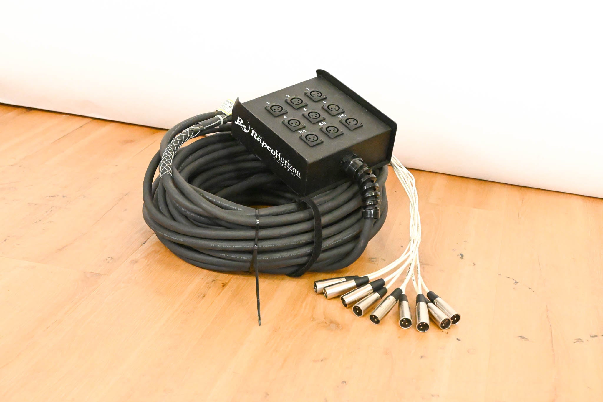 Rapco Horizon 9-Channel XLR Drop Snake - 100'