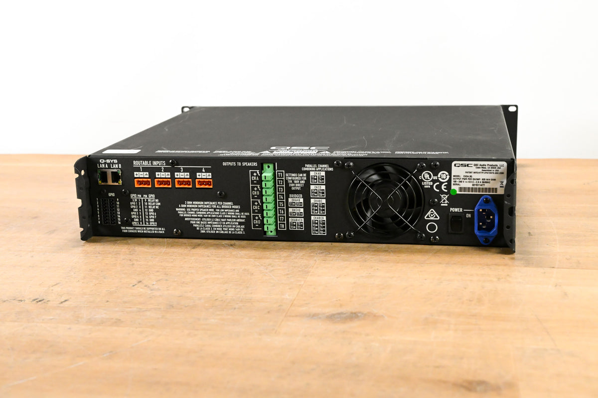 QSC CXD4.3Q 4-Channel Network Amplifier