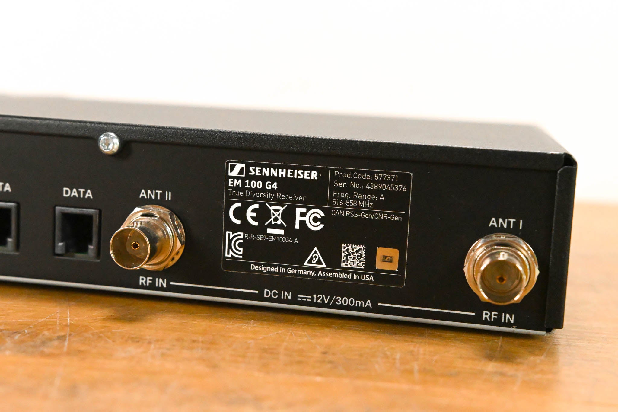 Sennheiser ew 100 G4 Bodypack Wireless System - A Range NO POWER SUPPLY