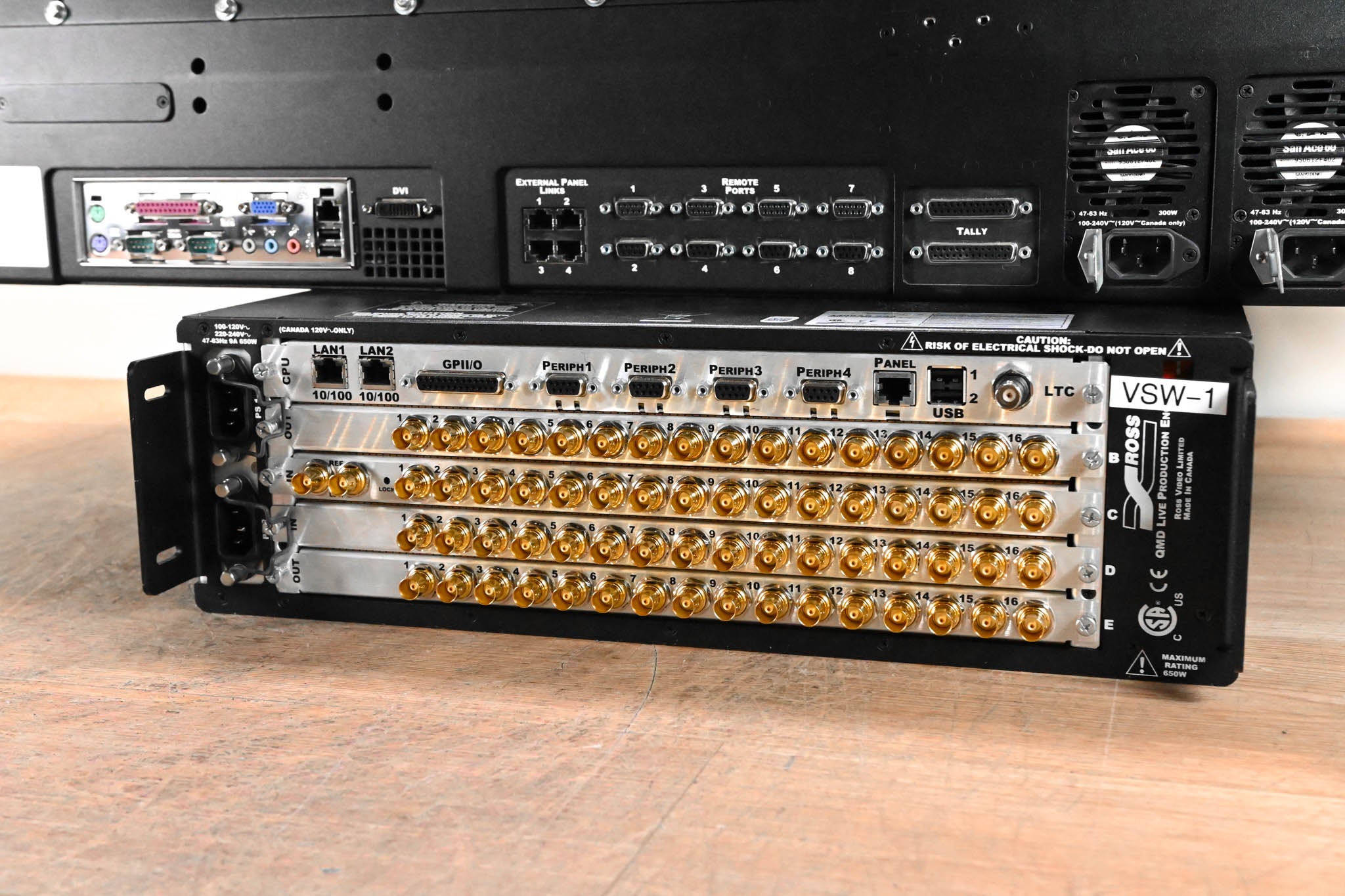Ross Vision QMD 2 M/E Video Switcher w/ Vision 2M Panel & Touchscreen