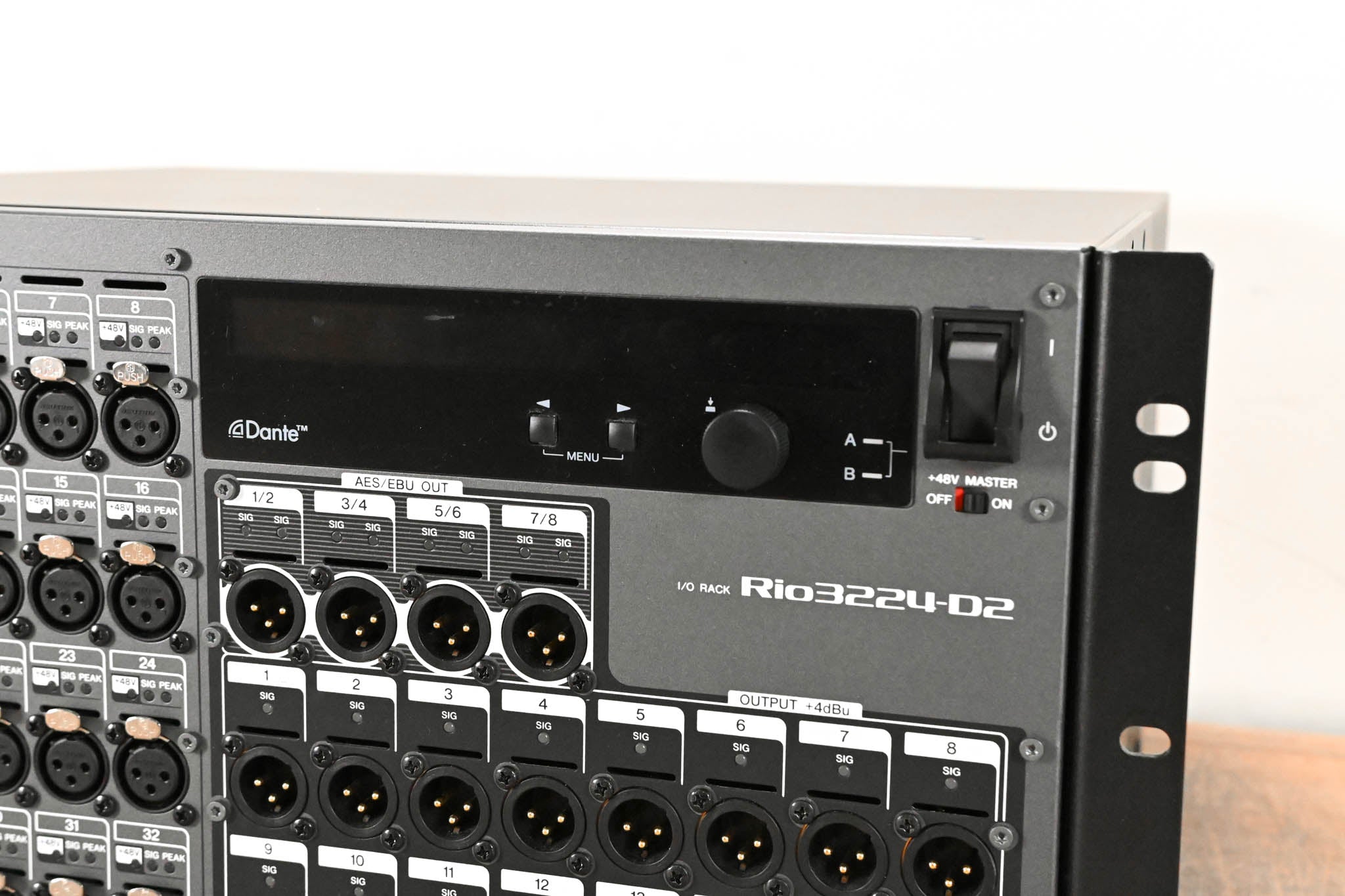 Yamaha Rio3224-D2 32-input / 24-output Dante Stage Box