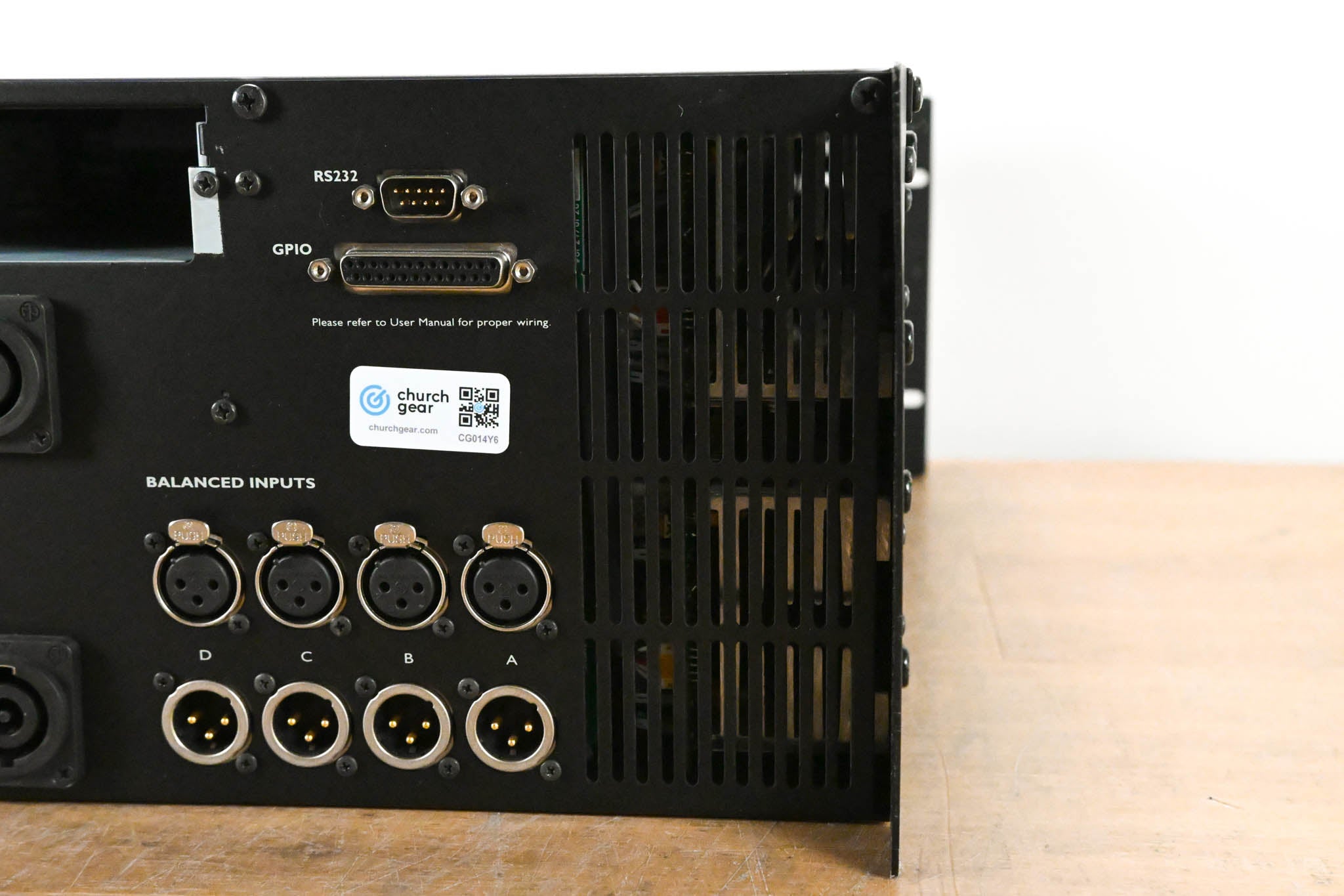 NEXO NXAMP4x4 4-Channel Power Amplifier and Loudspeaker Controller