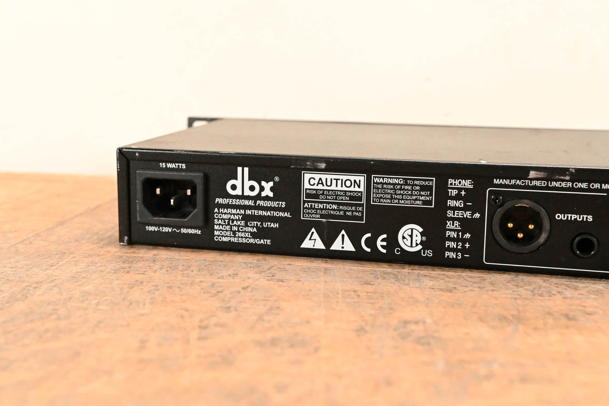 dbx 266XL 2-Channel Compressor/Gate