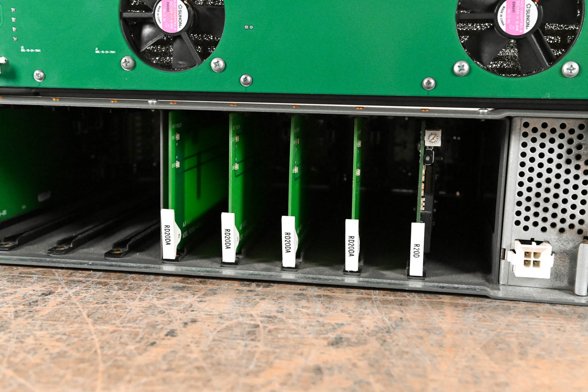 AJA FR2 R-Series 2RU 10-Slot Rackmount Frame with Cards