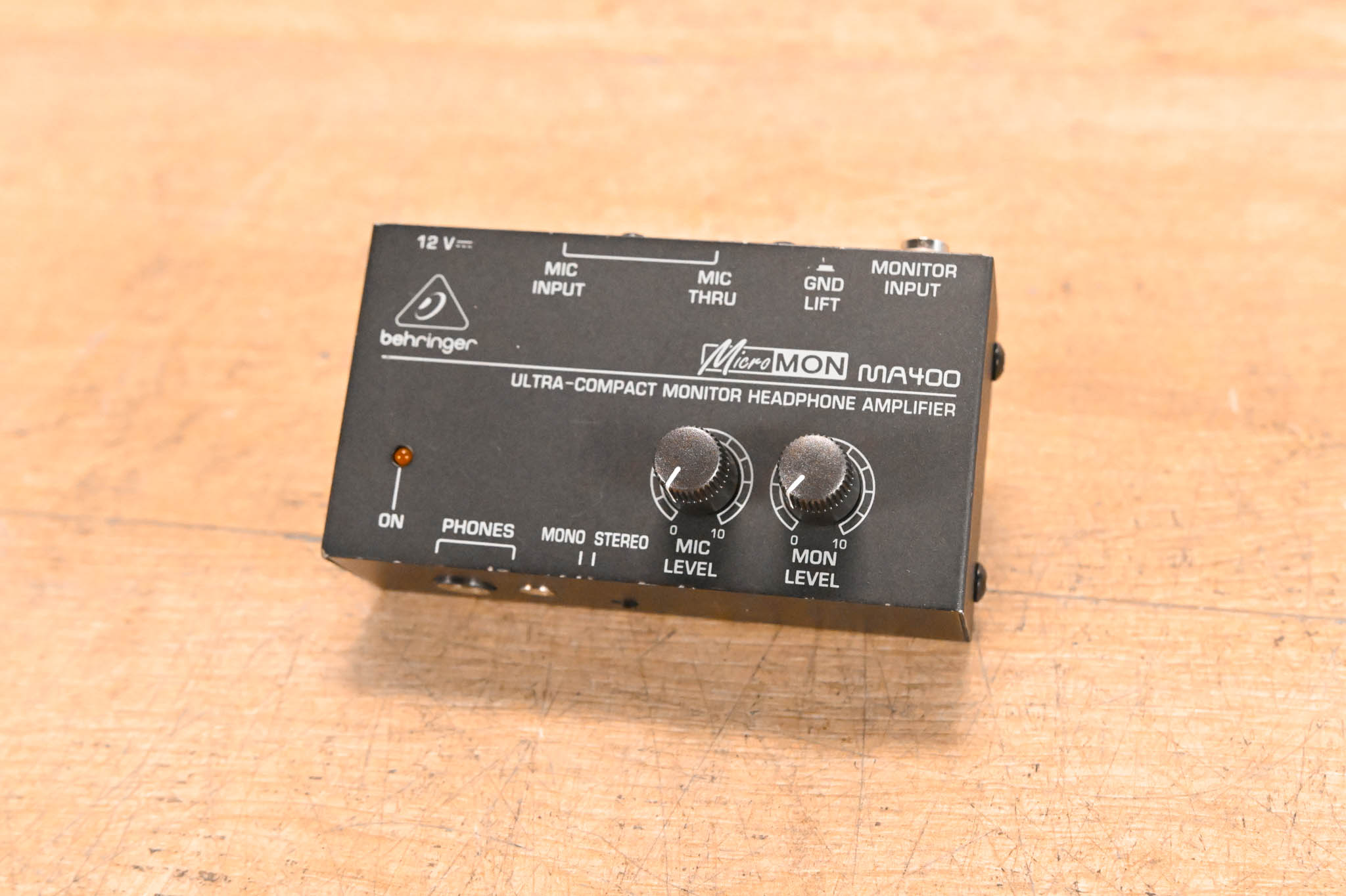 Behringer MicroMON MA400 Monitor Headphone Amplifier (NO POWER SUPPLY)