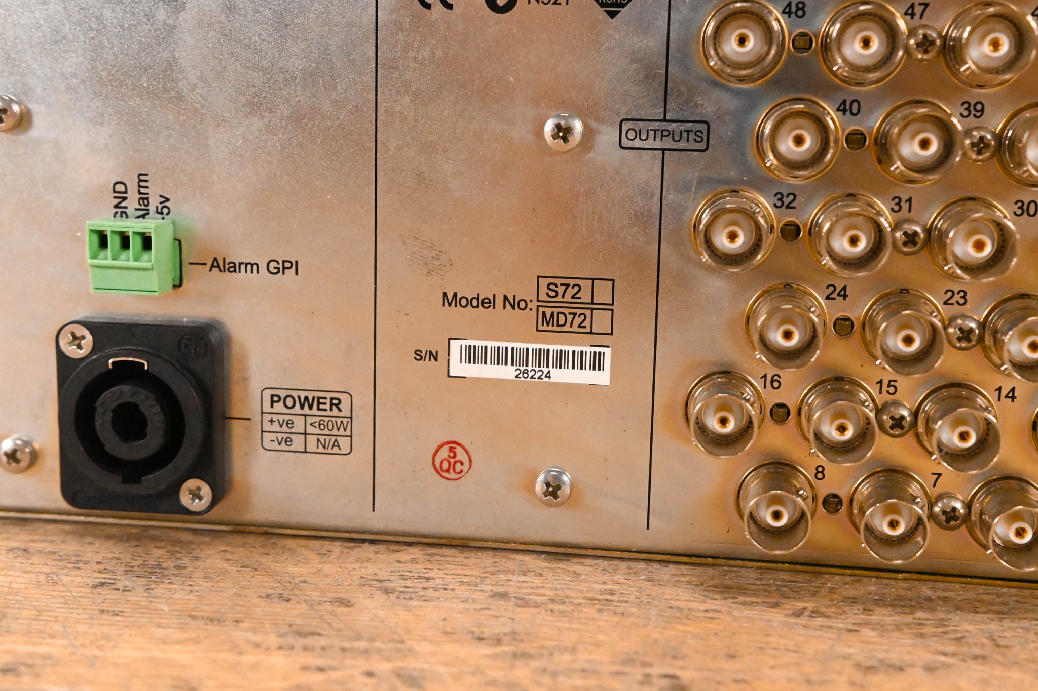 Codan Broadcast (Ross) NK-MD72 72 x 72 HD/SD SDI Router (NO PSU)