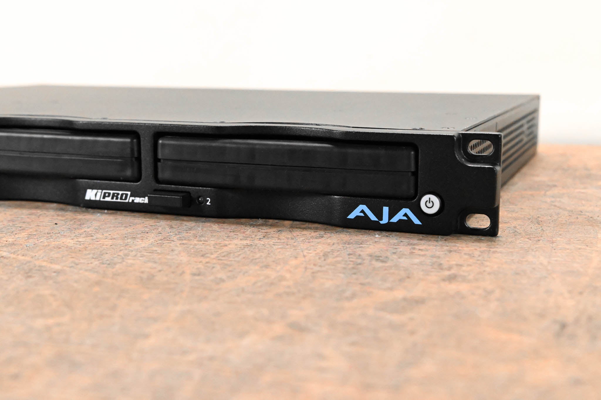 AJA Ki Pro Rack Video Recorder and Player with two 256GB KiStor Modules