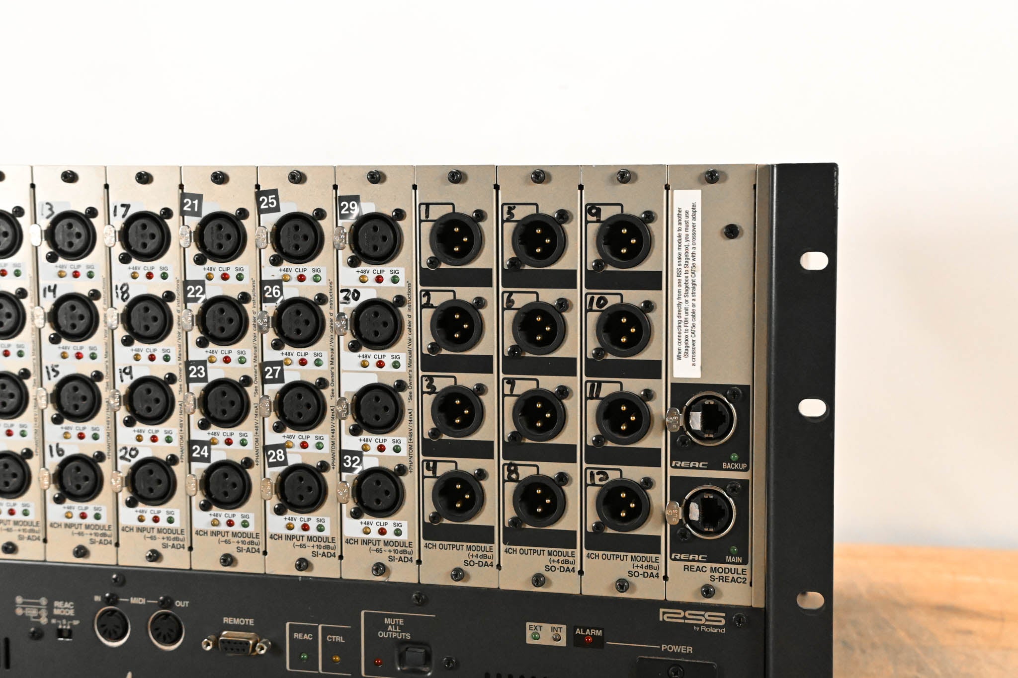 Roland S-4000S-3208 Digital Snake 32x12 Modular Stage Unit