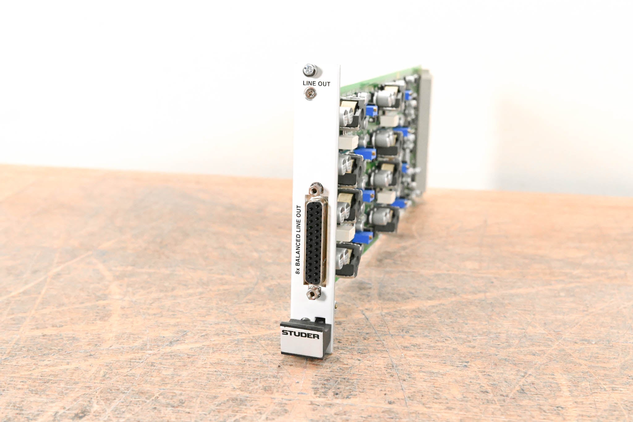 Studer 8-Channel Analog Line Out Card for D21m & D23m Modular I/O System