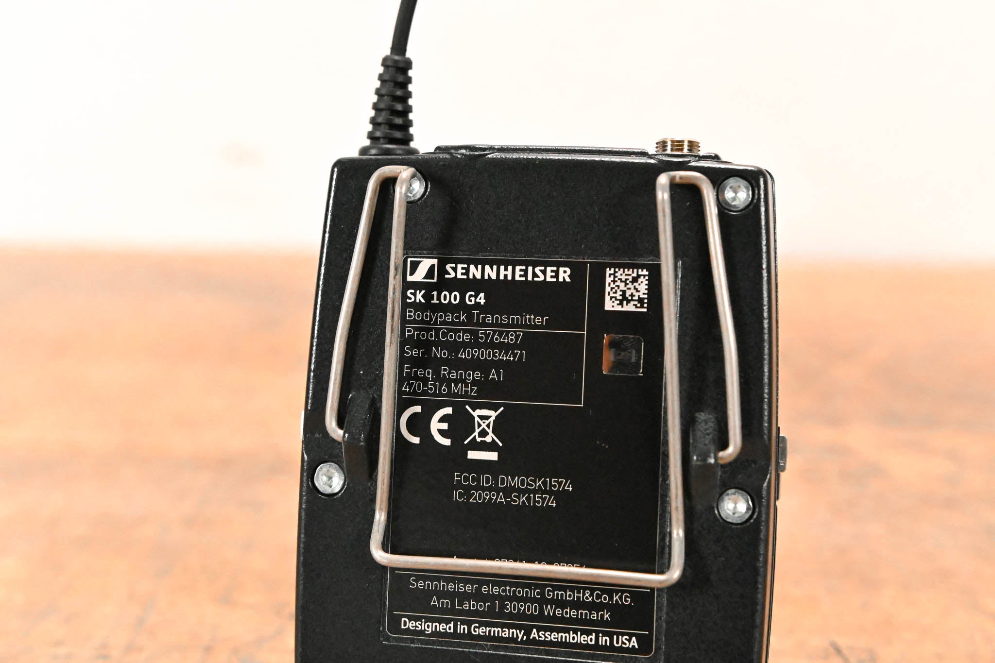 Sennheiser ew 100 G4 Belt Pack Wireless System - 470-516 MHz (NO PSU)