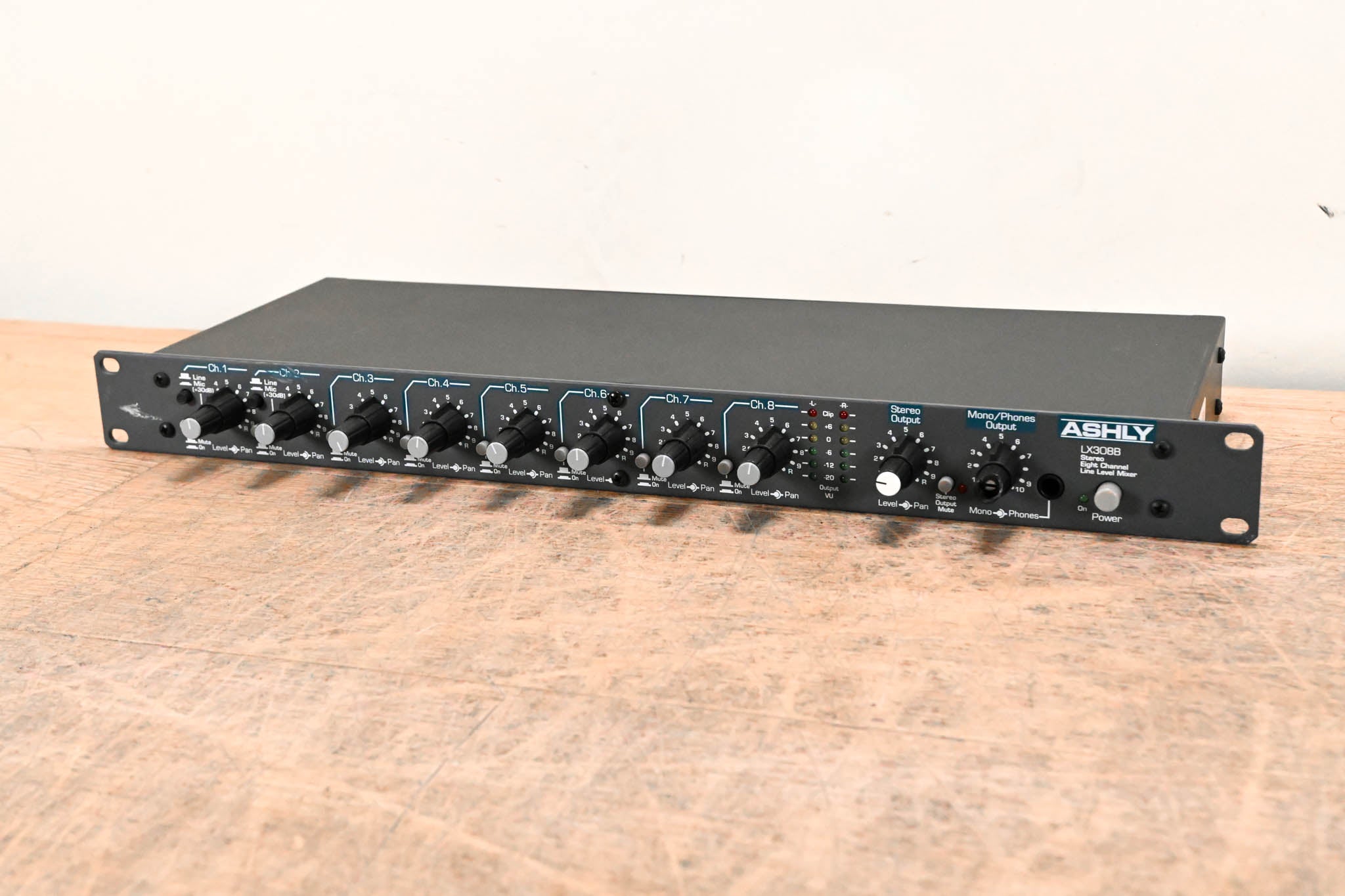 Ashly LX-308B 8-Channel Stereo Line Mixer