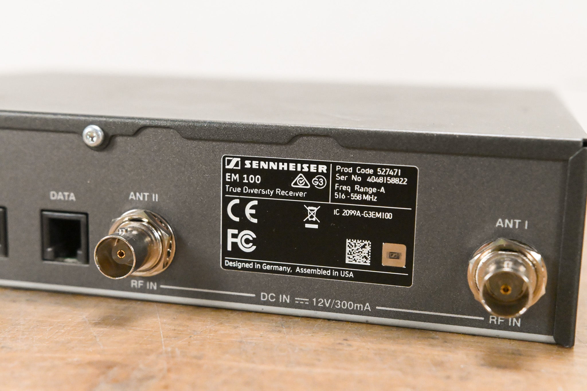 Sennheiser ew 100 G3 Handheld Wireless System A Range - NO POWER SUPPLY