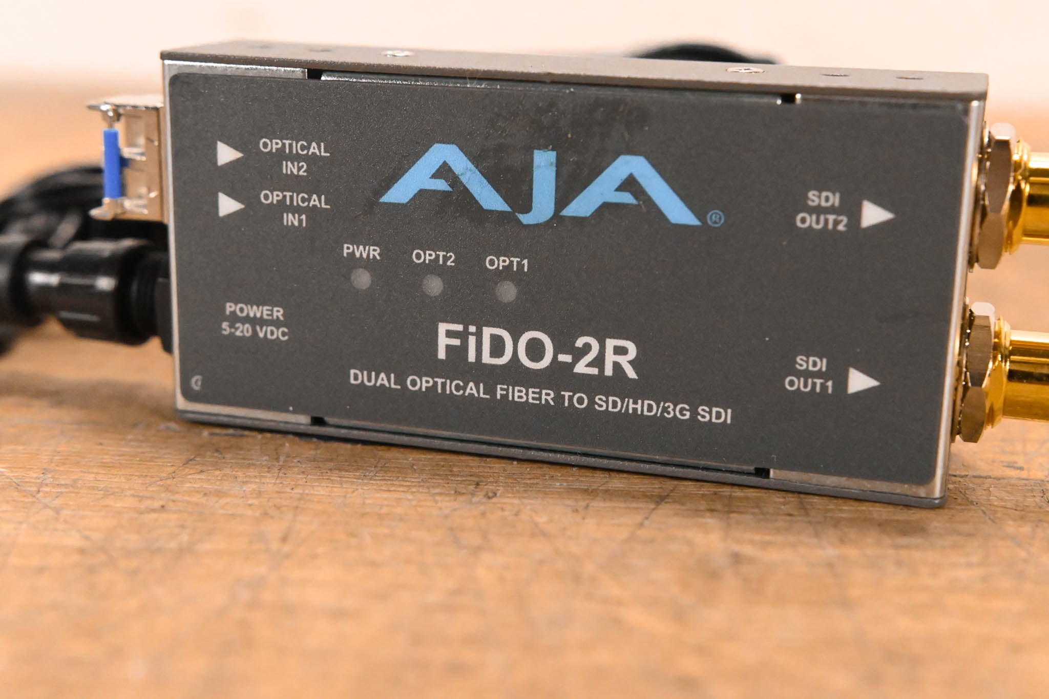AJA FIDO-2R Dual-Channel Optical Fiber to SD/HD/3G SDI Receiver