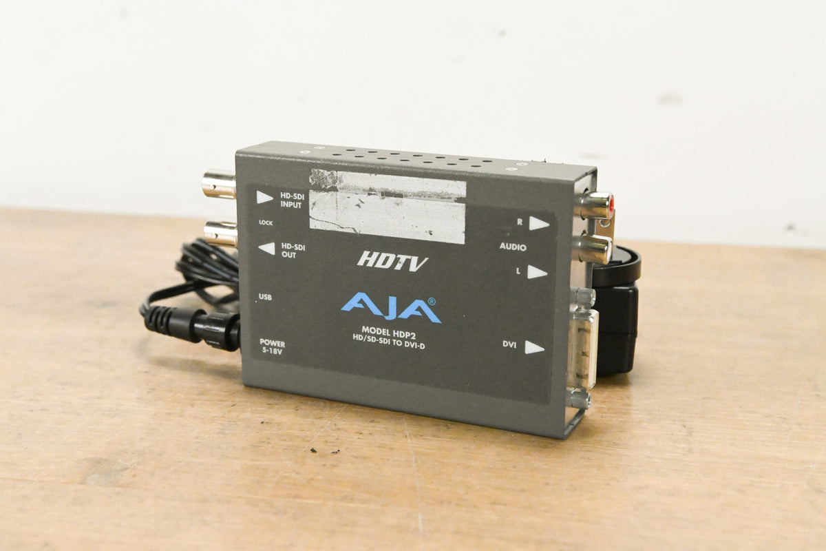 AJA HDP2 HD-SDI/SDI to DVI-D and Audio Converter