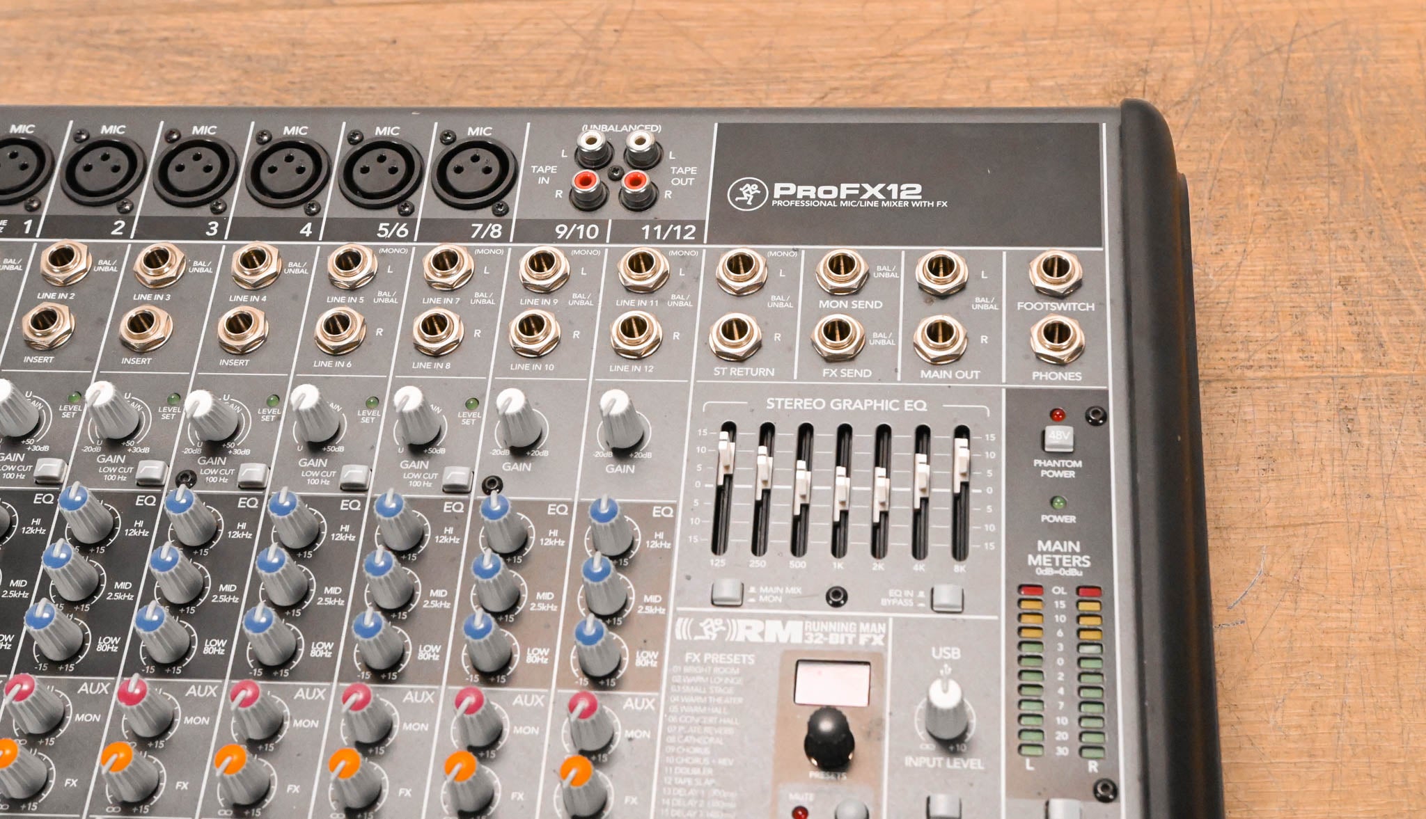 Mackie ProFX12 12-Channel Compact Audio Mixer with USB and Effects