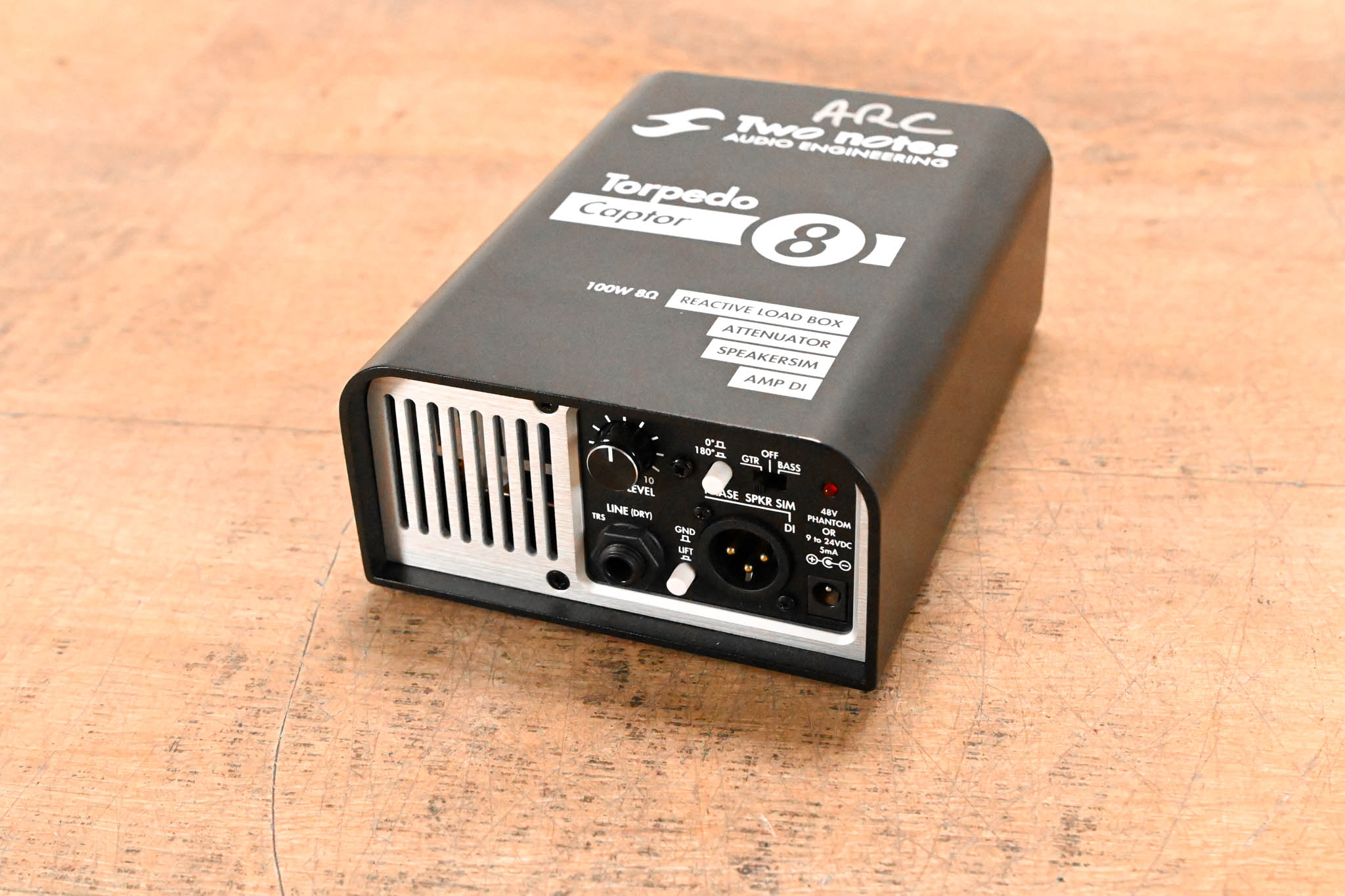 Two Notes Torpedo Captor 8Ω Reactive Load Box & DI (NO PSU)