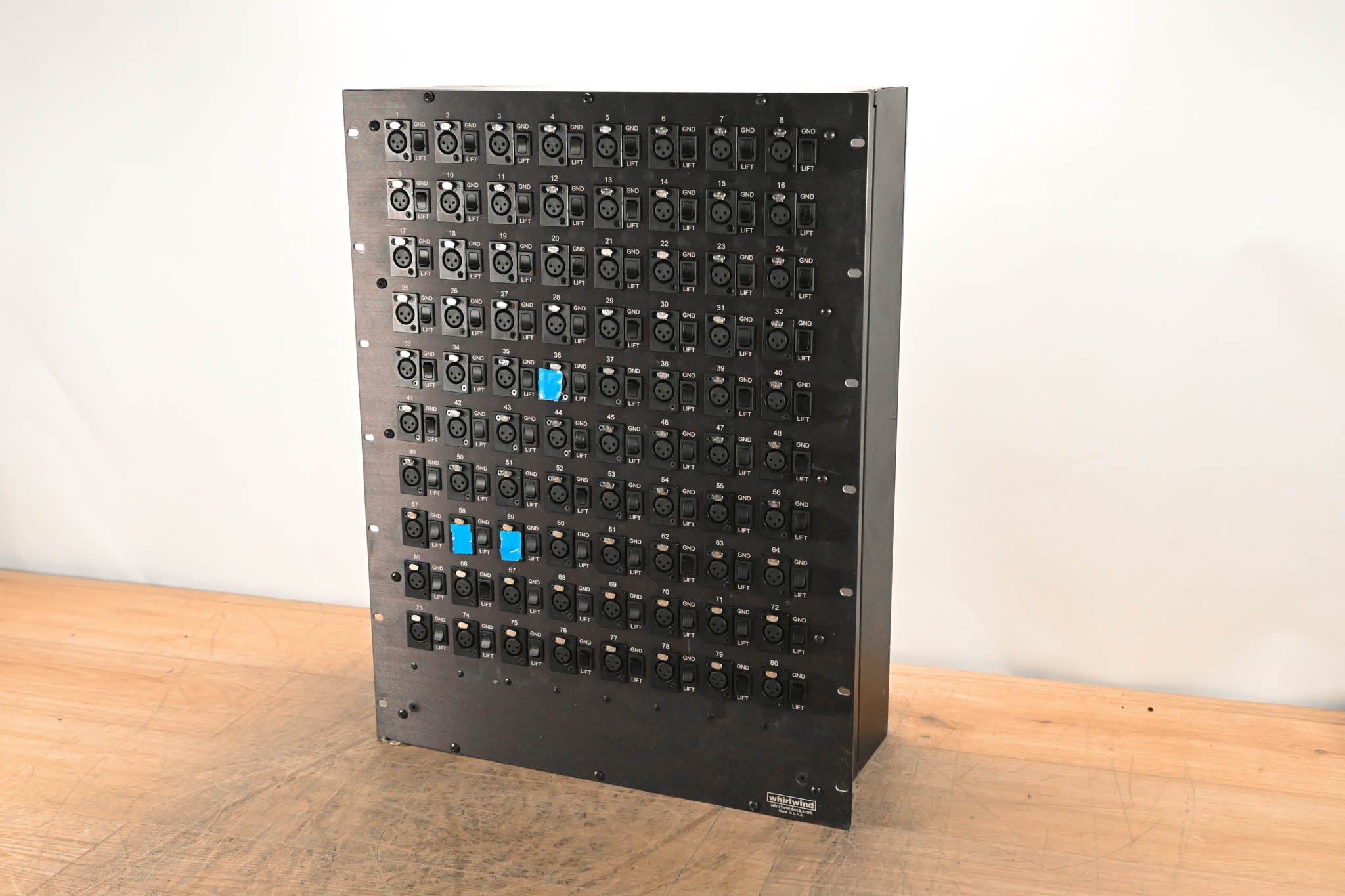 Whirlwind 80-Channel 3-Way Iso Splitter with XLR Inputs