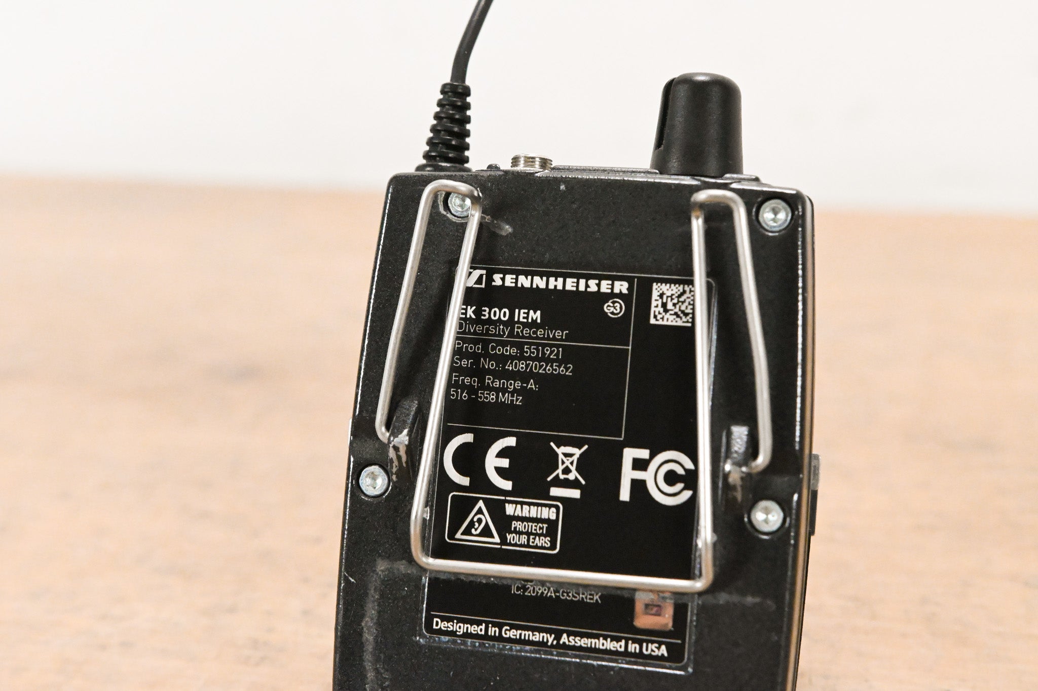 Sennheiser ew 300 IEM G3 Wireless IEM System - A Range NO POWER SUPPLY