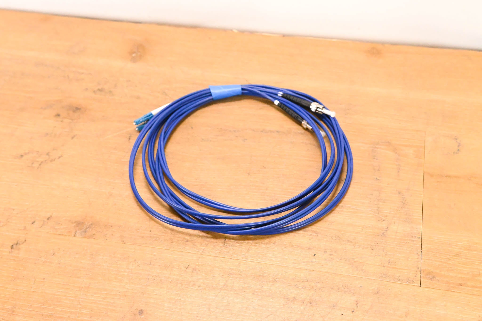 Unbranded LC-ST Duplex Fiber Optic Cable - 10'