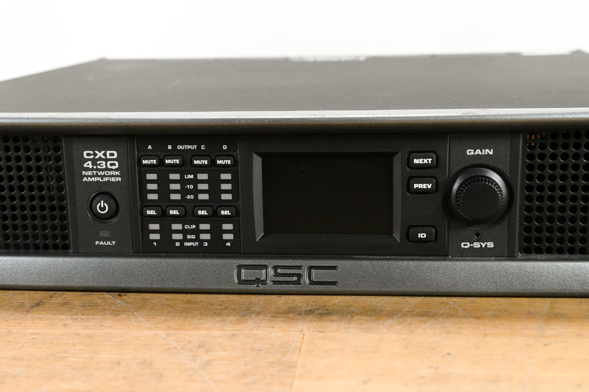 QSC CXD4.3Q 4-Channel Network Amplifier