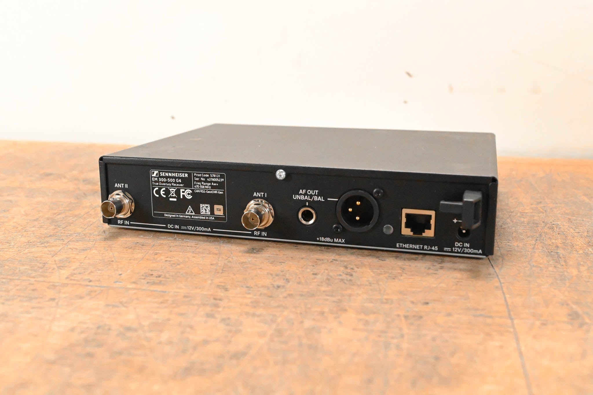 Sennheiser EW 300 G4 Handheld Wireless System Aw+ Range NO POWER SUPPLY