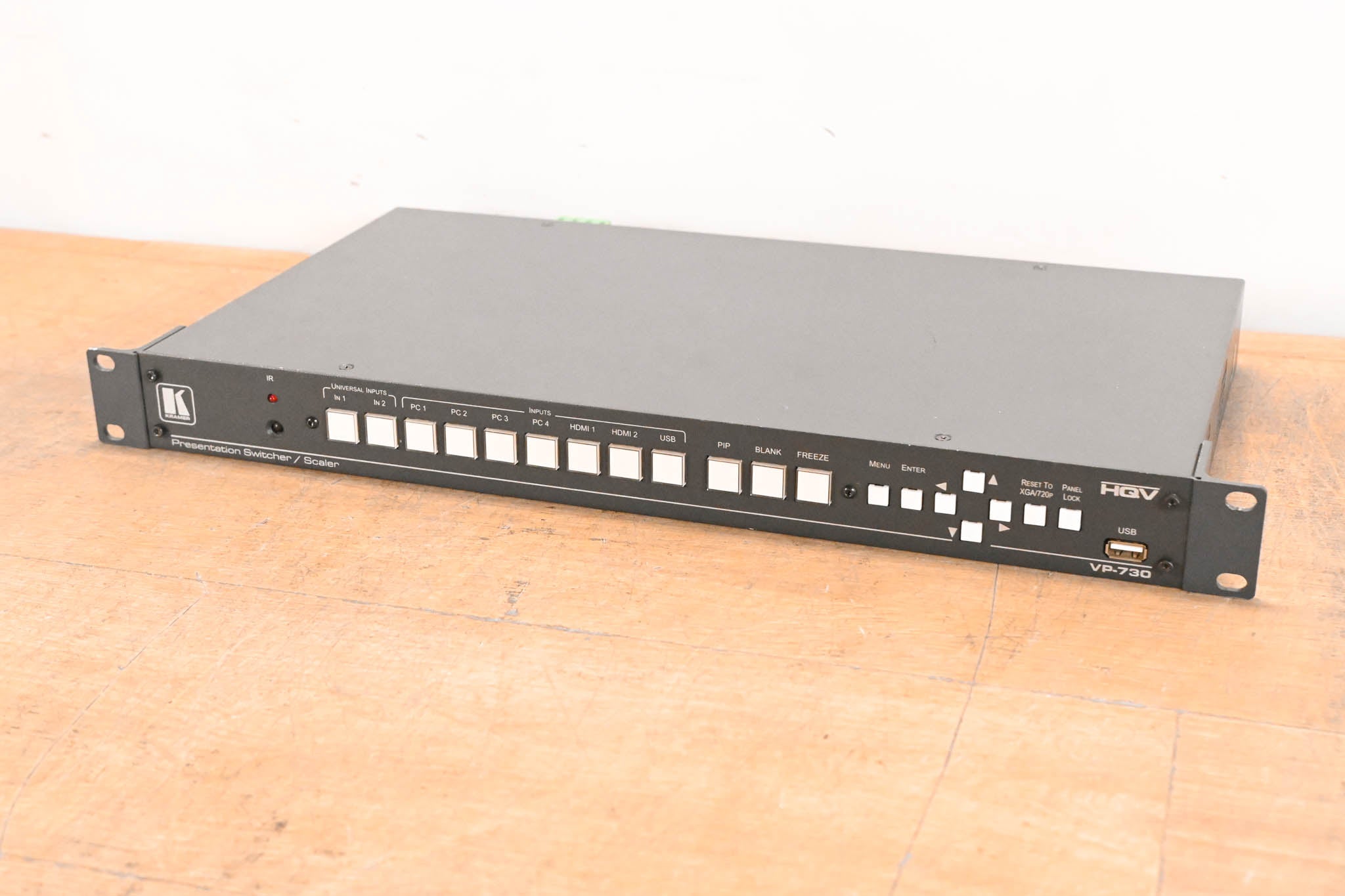 Kramer VP-730 9-Input Presentation Scaler/Switcher w/ HDMI & Speaker Amp