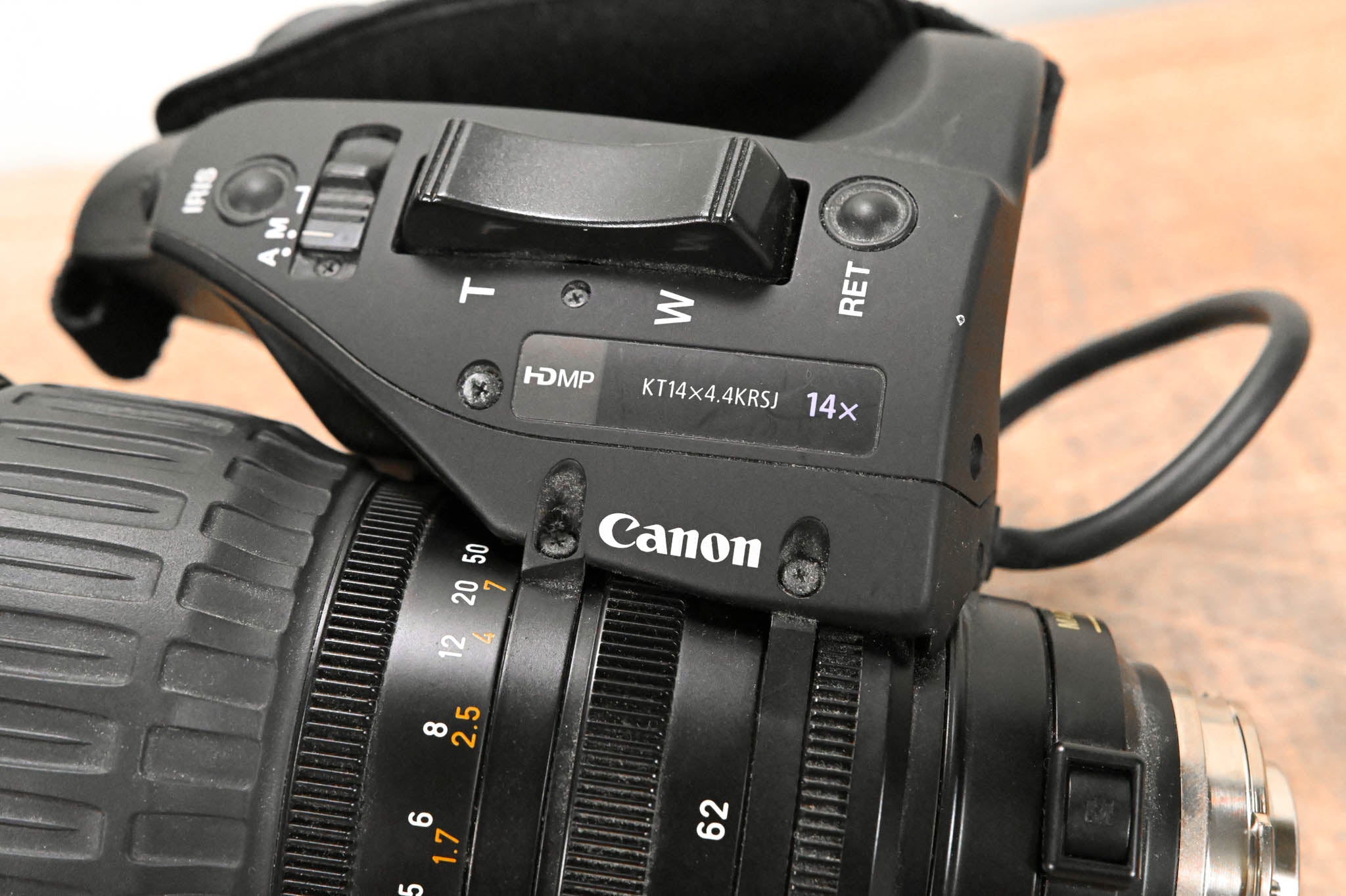 Canon KT14x4.4KRSJ 1/3" 14x Broadcast Zoom Lens