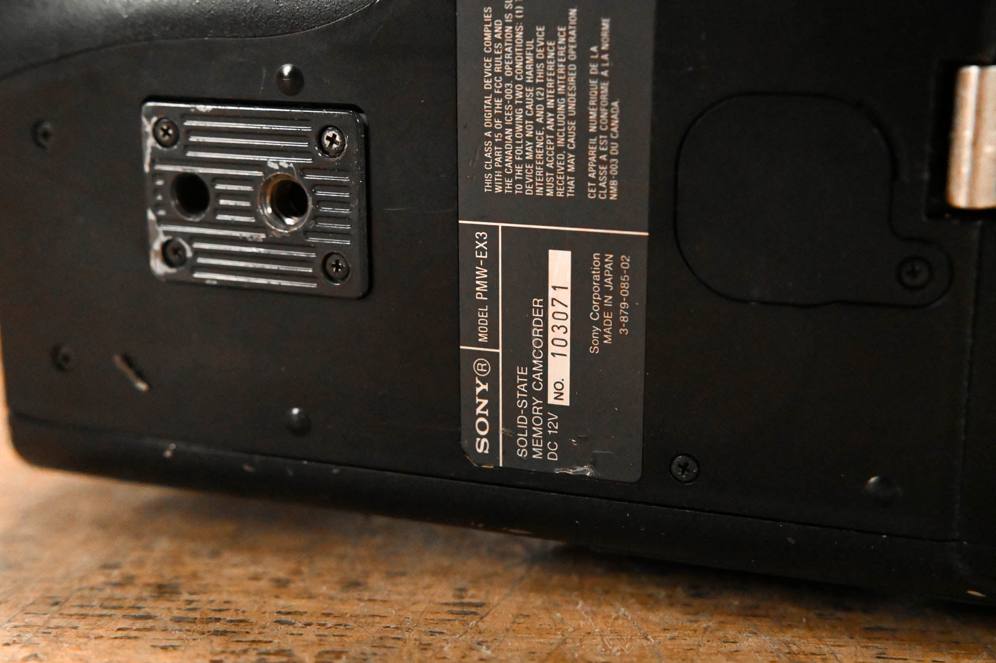 Sony PMW-EX3 XDCAM EX HD Compact Camcorder