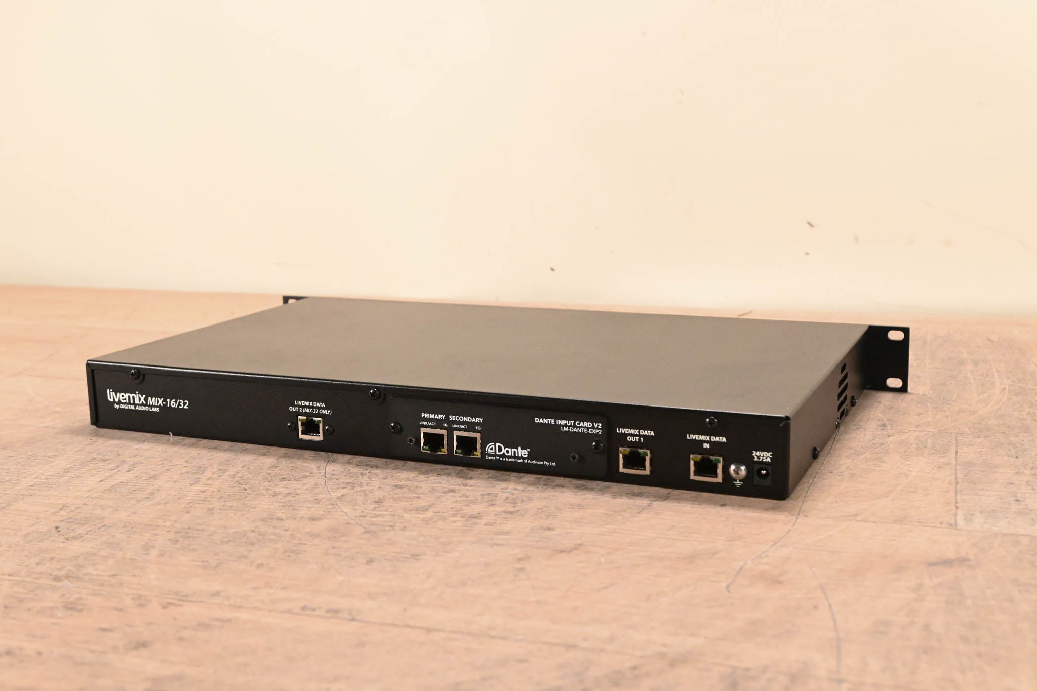 Digital Audio Labs Livemix MIX-32 Distribution Module w/ Dante (NO PSU)